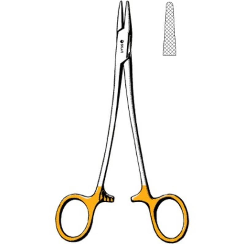 Sklar Mayo-Hegar Needle Holder, 9.5", Tungsten Carbide, Stainless Steel - Needle Holder Mayo-Hegar TC - Image 1