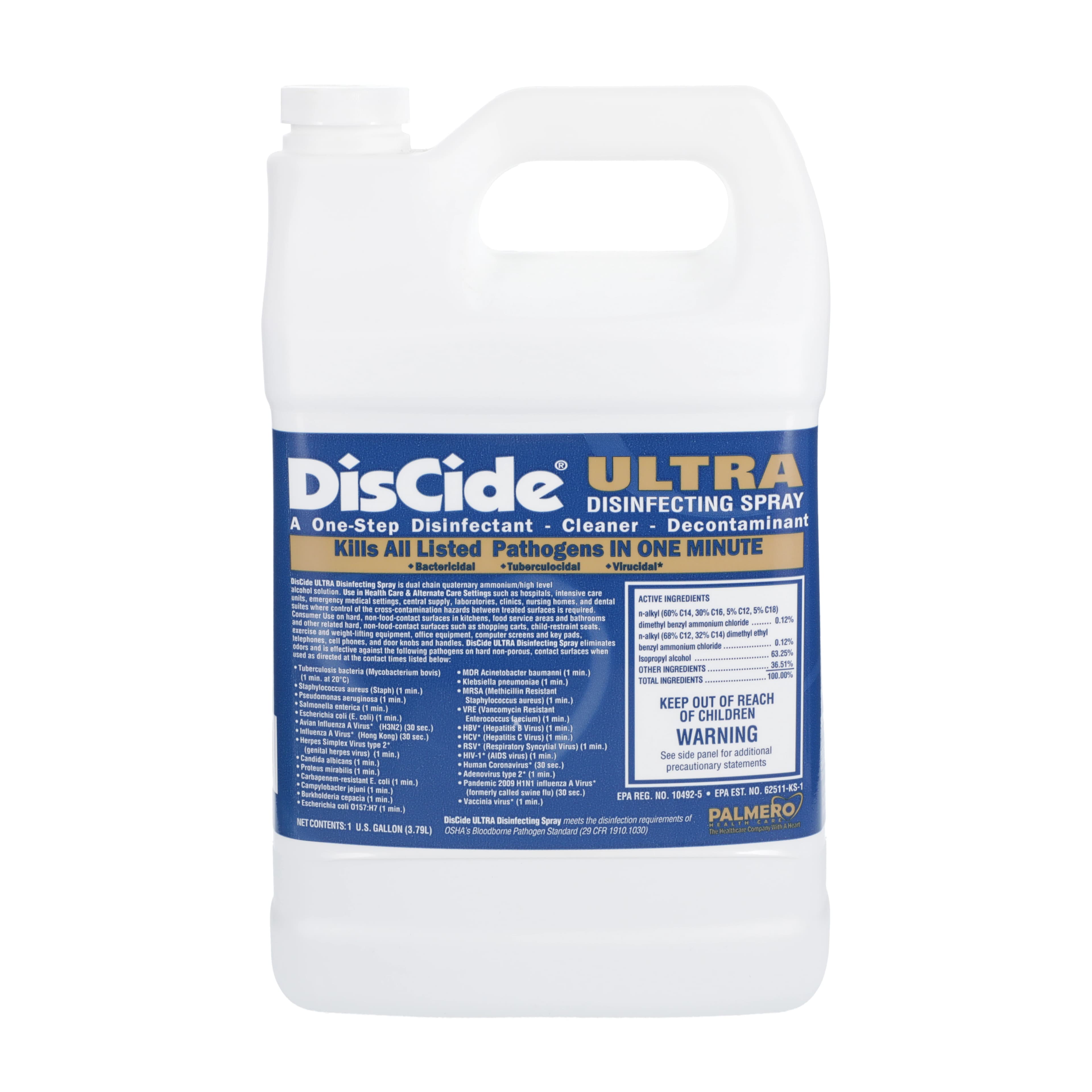 DisCide ULTRA Surface Disinfectant, 1 Gallon Bottle, Ready-to-Use, 3565G - DisCide® ULTRA Surface Disinfectant - 1 Gallon Bottle - Image 1