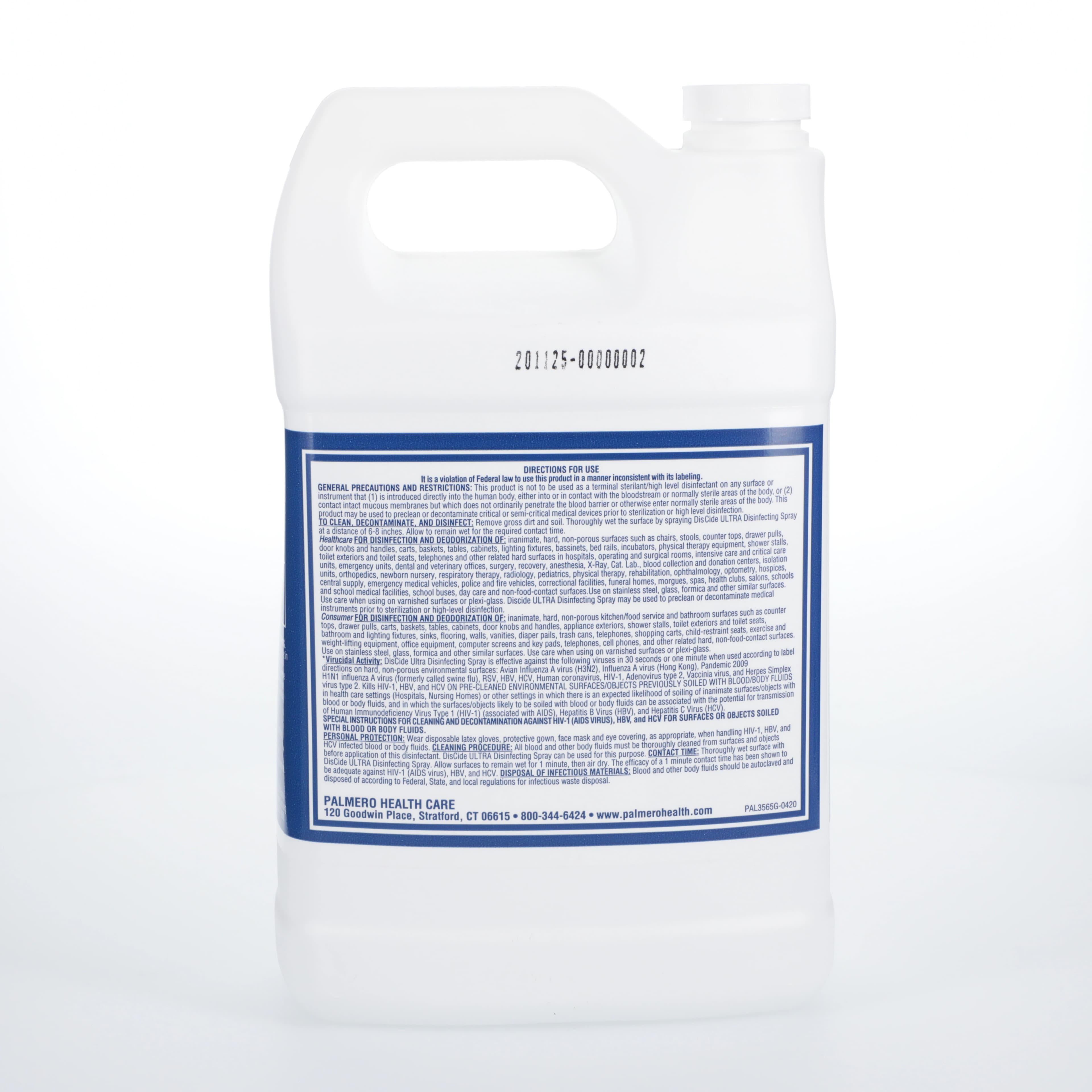 DisCide ULTRA Surface Disinfectant, 1 Gallon Bottle, Ready-to-Use, 3565G thumbnail 2