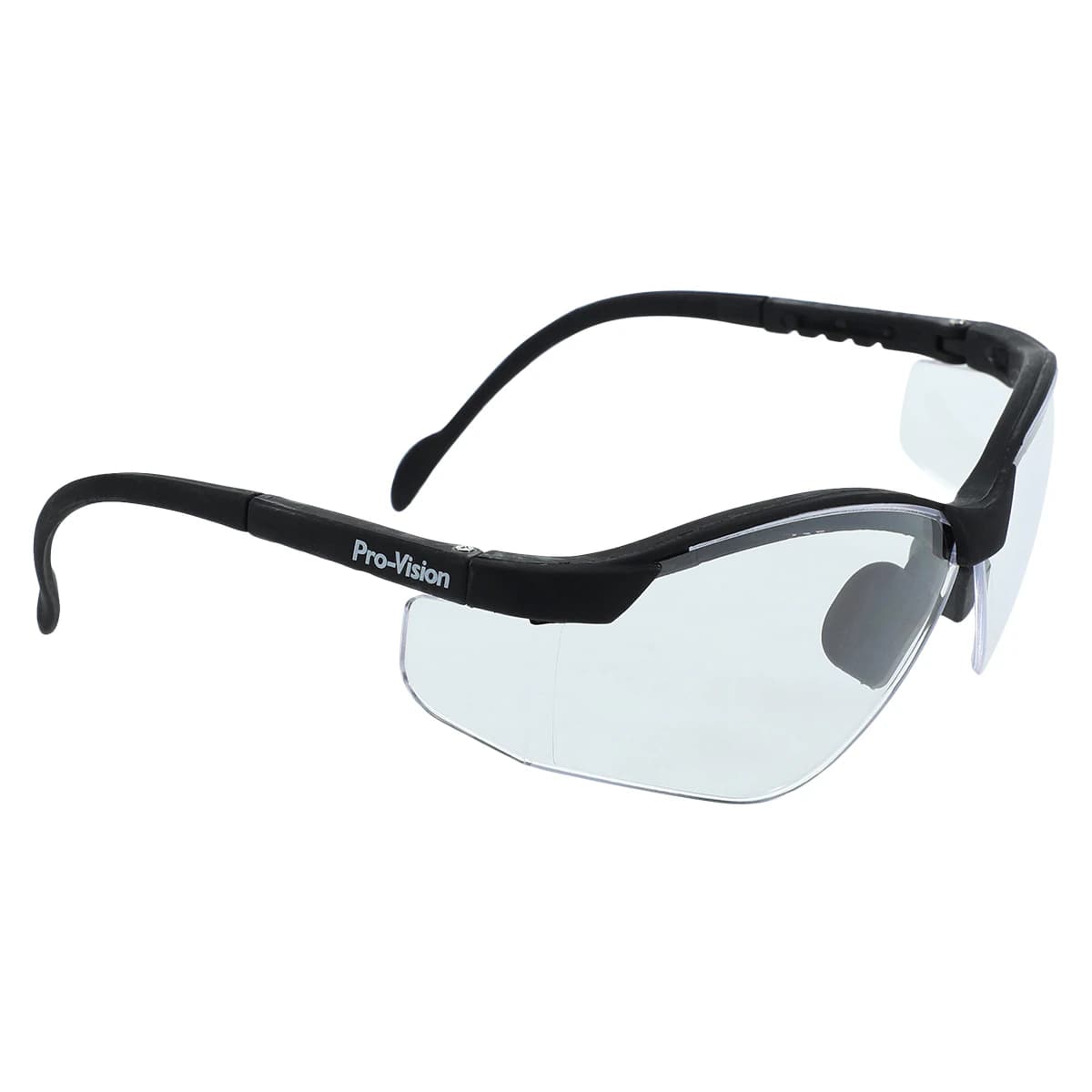 ProVision See-Breez Safety Eyewear, Clear Lens, Black Frame, 1/Pk, 3560BL - See-Breez™ Safety Glasses, Clear Lens - Black Frame - Image 1