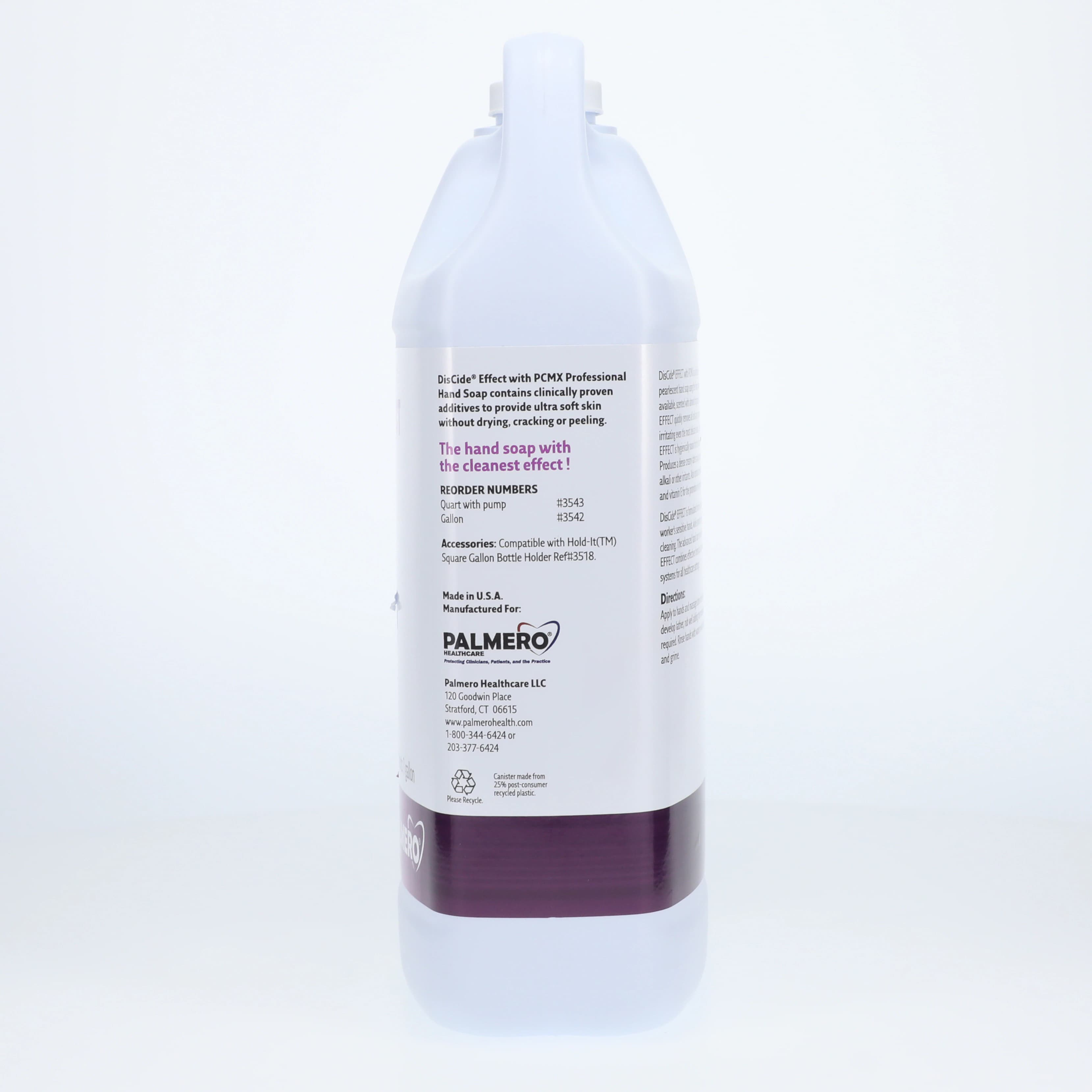 DisCide Effect Professional Hand Asepsis Soap, PCMX Antimicrobial, Fresh Almond, 1 Gallon Refill, 3542 thumbnail 2