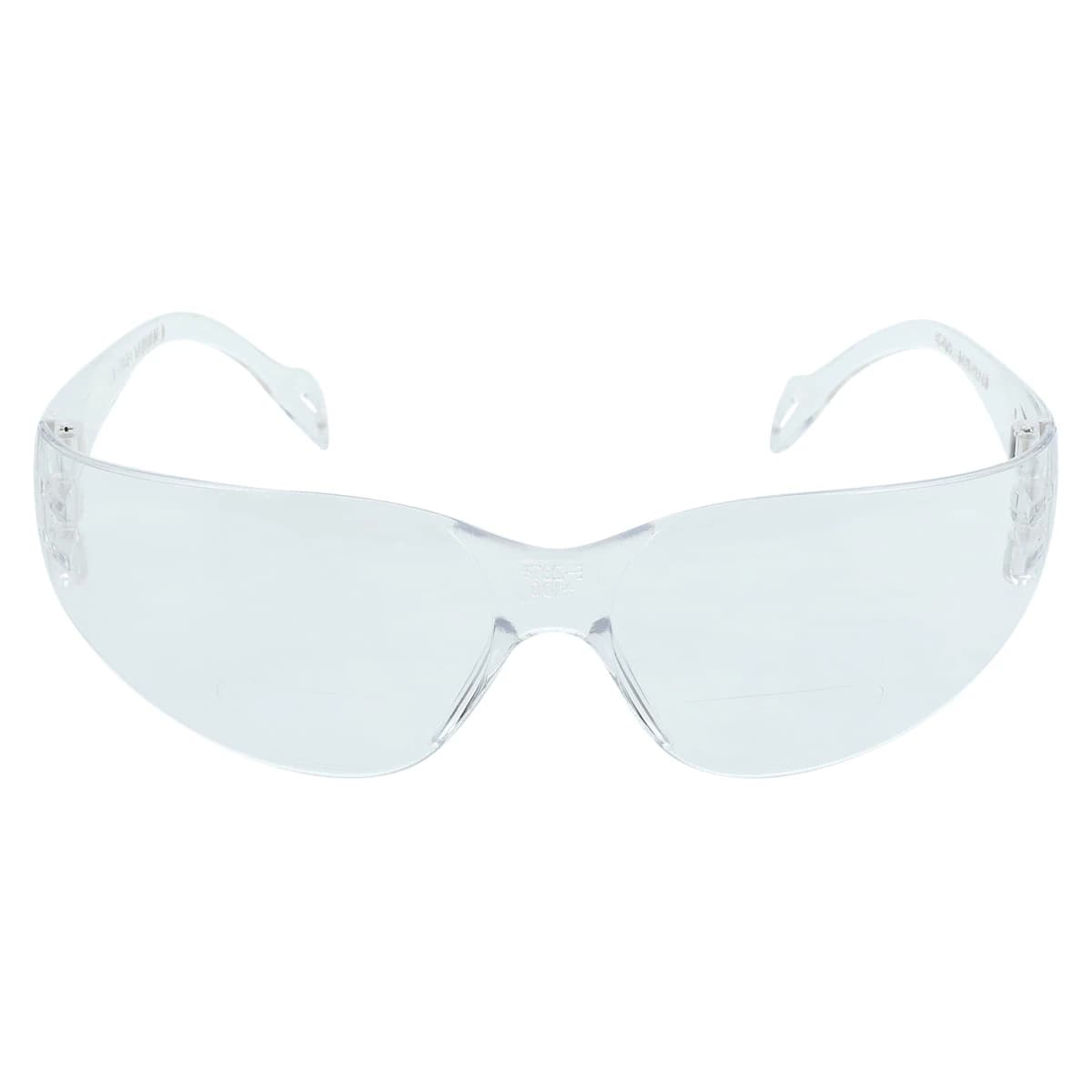 Palmero Cool Wraps Bifocal Safety Eyewear, 1.0 Diopter, Clear Frame/Clear Lens, ANSI Z87.1, 3730A thumbnail 3