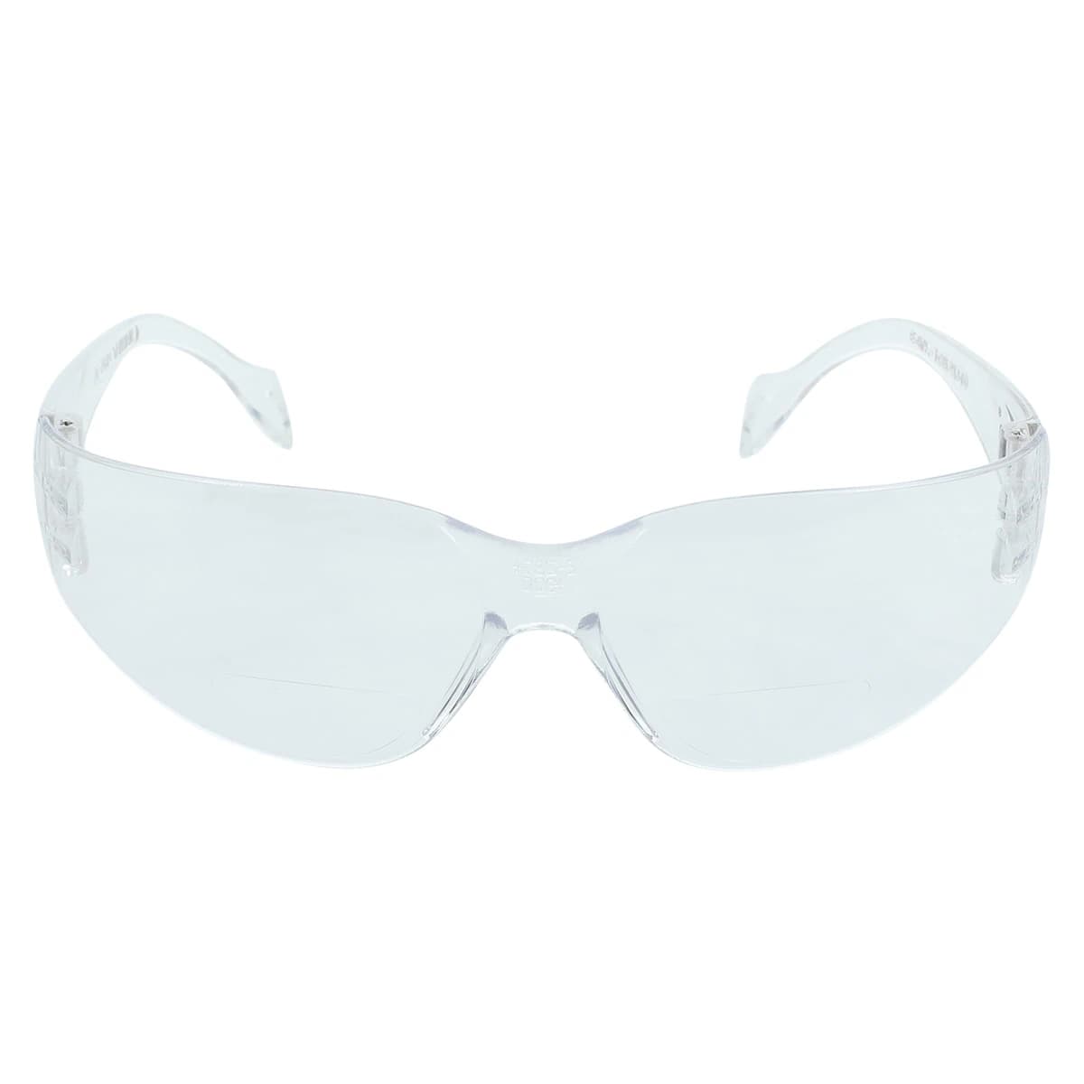 Palmero Cool Wraps Bifocal Safety Eyewear, Clear Frame, Clear Lens, 3.0 Diopter, One Size Fits All thumbnail 3