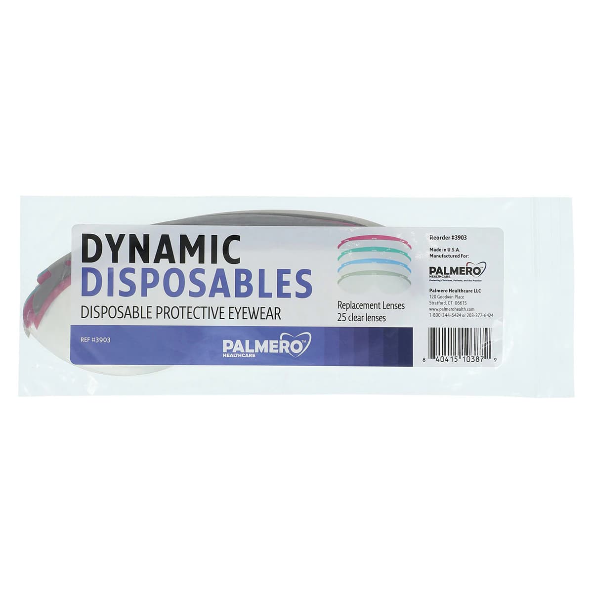 Dynamic Disposables Safety Eyewear Replacement Lens, Clear, 25/Pk, 3903 - Dynamic Disposables Safety Eyewear Replacement Lens, Clear, 25/Pk - Image 1