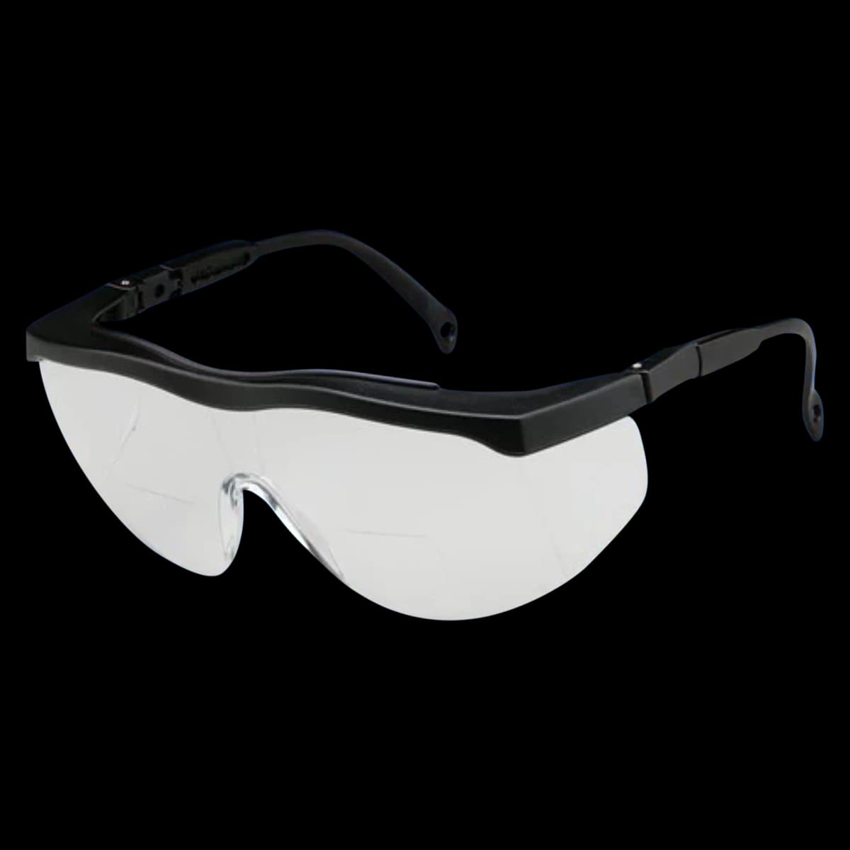 ProVision Bifocal Safety Eyewear, 1.0 Diopter, Black Frame/Clear Lens, Anti-Scratch, Fog-Free, ANSI Z87.1, 3701A thumbnail 2
