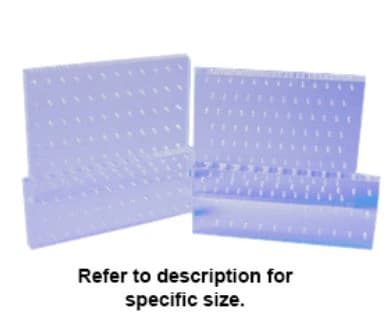 Palmero 72-Hole FG-Type Bur Block, Clear Plexiglass, Holds 72 Friction Grip Burs, Non-Autoclavable, 5" x 4" x 0.5", 1516DFG - Palmero 72-Hole Fg-Type Bur Block Clear Plexiglass Holds 72 Fg Burs Non-Autoclavable 5" X 4", 1516DFG - Image 1