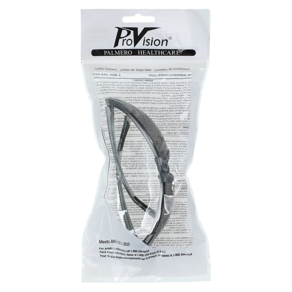 ProVision Tech Specs Safety Eyewear, Grey Frame/Grey Lens, 1/Pk, 3710G thumbnail 5