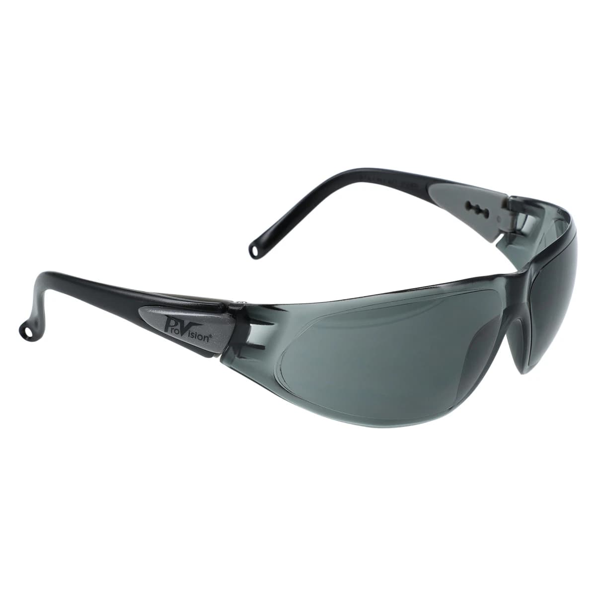 ProVision Contour Wraps Safety Eyewear, Black Frame, Gray Lens, Anti-Fog, Anti-Scratch, UV Protection, 1 Pair, 3552 thumbnail 2