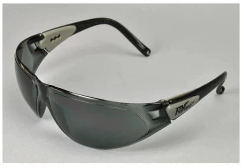 ProVision Contour Wraps Safety Eyewear, Black Frame, Gray Lens, Anti-Fog, Anti-Scratch, UV Protection, 1 Pair, 3552 - Contour Wrap Safety Eyewear - Gray Lens - Image 1