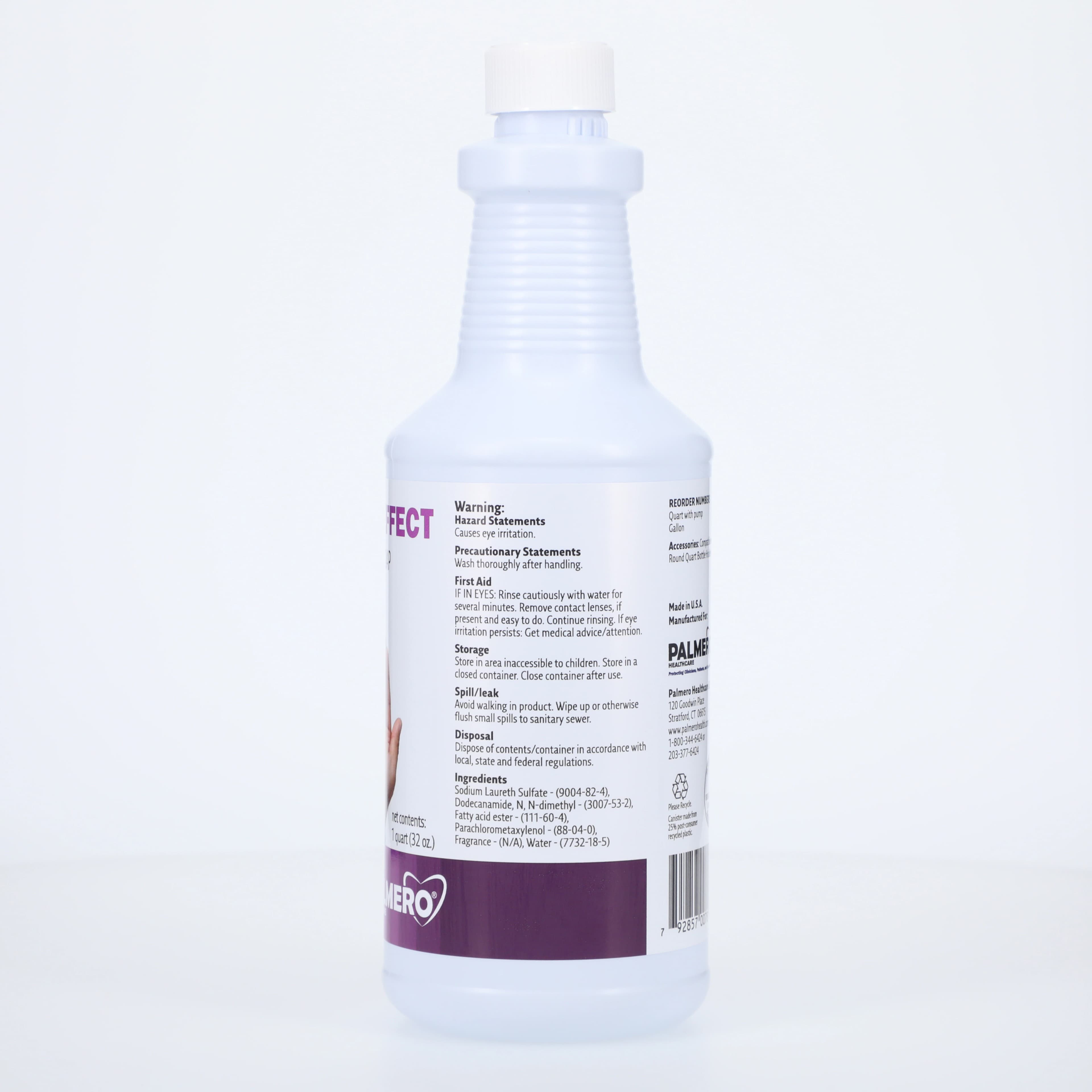 DisCide Effect Professional Hand Asepsis Soap, 1 Quart Bottle, PCMX, Fresh Almond Scent, 3543 thumbnail 2