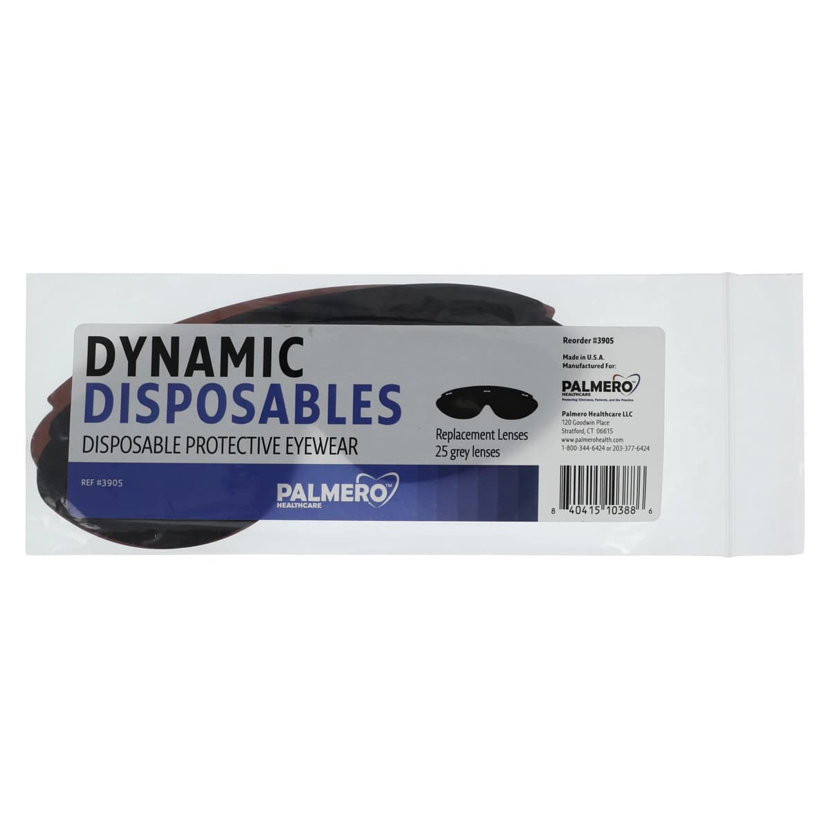 Palmero Dynamic Disposables Replacement Lens, Grey, 25/Pk, 3905 thumbnail 3