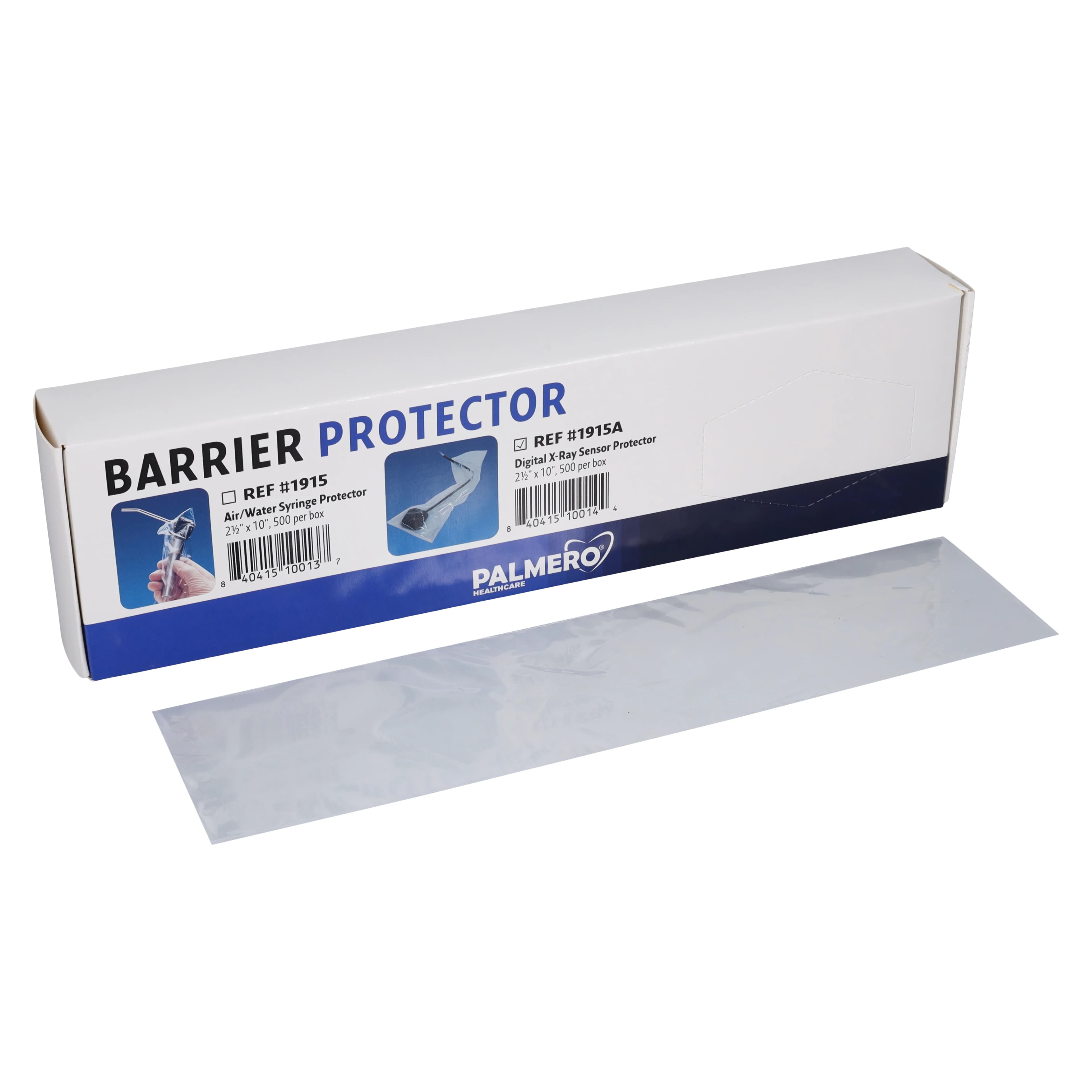 Palmero Digital X-Ray Sensor Protectors, Size #2, 2-1/2" x 10", Clear, Latex-Free, 500/Box, 1915A thumbnail 2