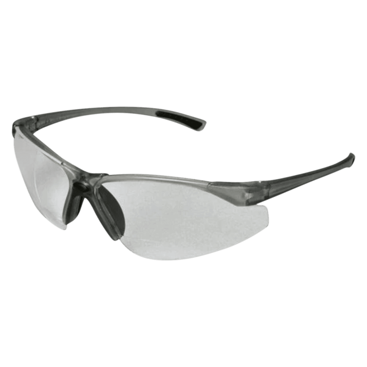 ProVision Tech Specs Bifocal Safety Eyewear, 3.0 Diopter, Grey Frame, Clear Lens, 1/Pk, 3720E thumbnail 2