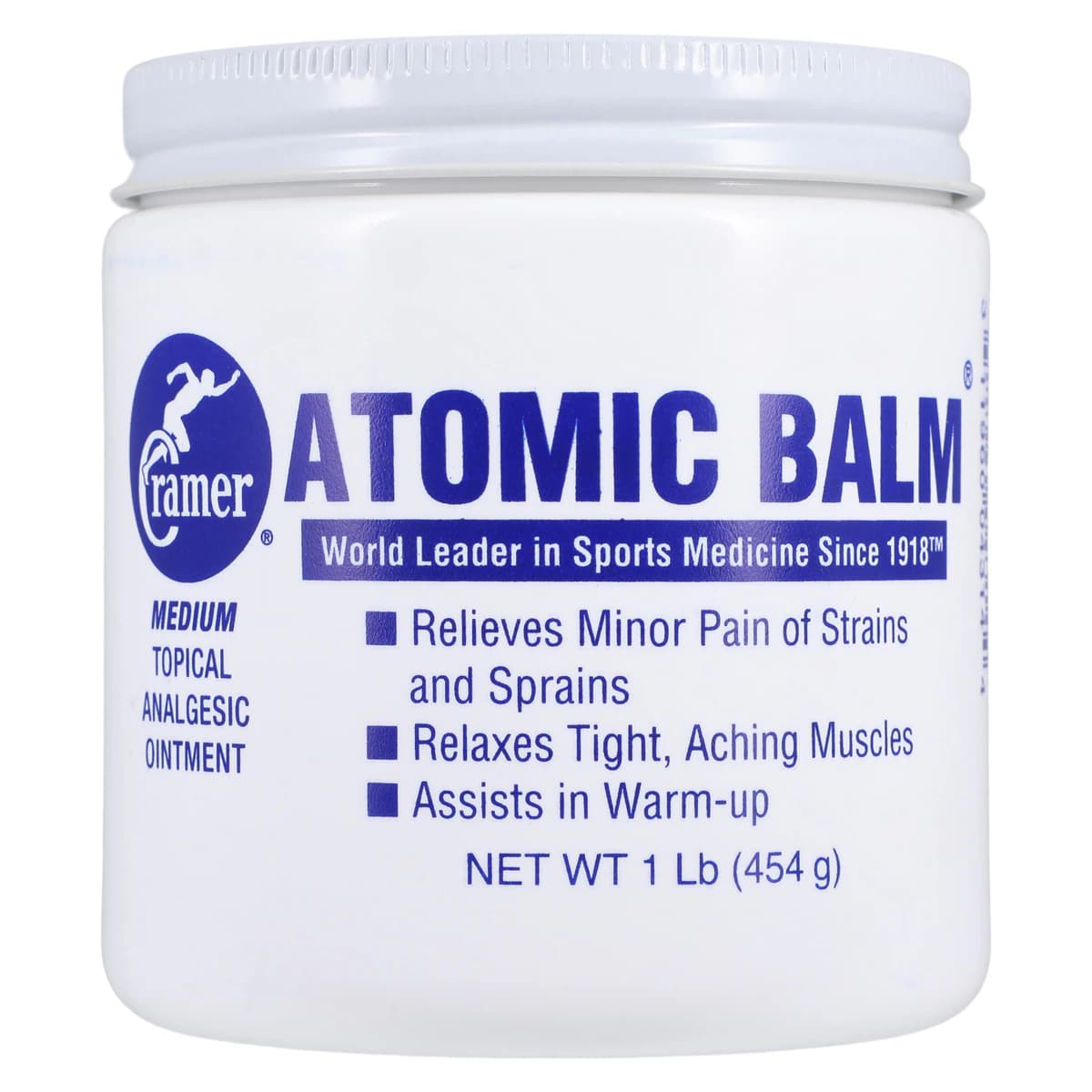 Atomic Balm Analgesic Topical Balm, 1 lb Jar, Performance Health Supply - Analgesic Atomic Balm - Image 1