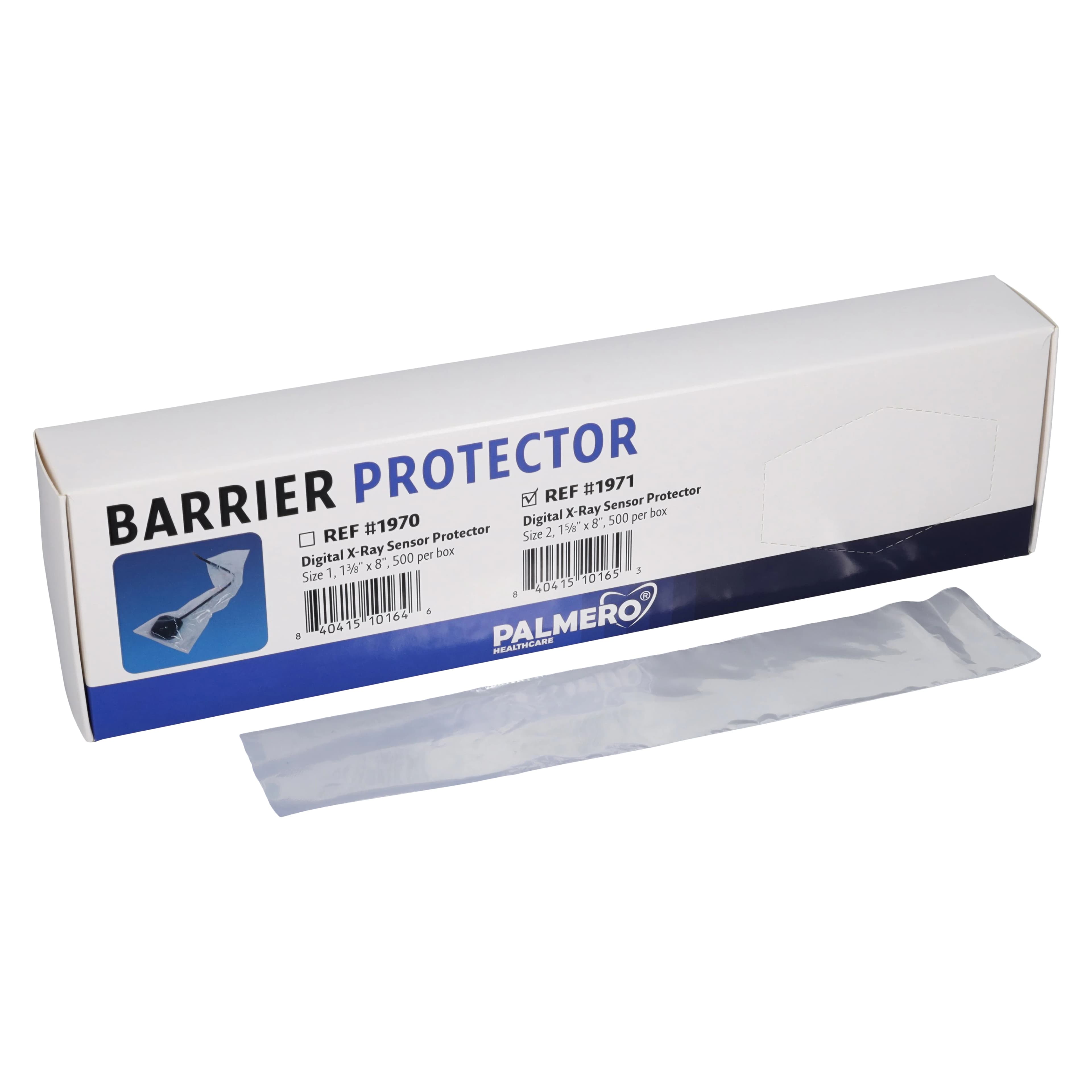 Palmero Digital X-Ray Sensor Protector, Size #2, Universal Fit, 1-5/8" x 8", Clear, Latex-Free, 500/Box, 1971 thumbnail 2