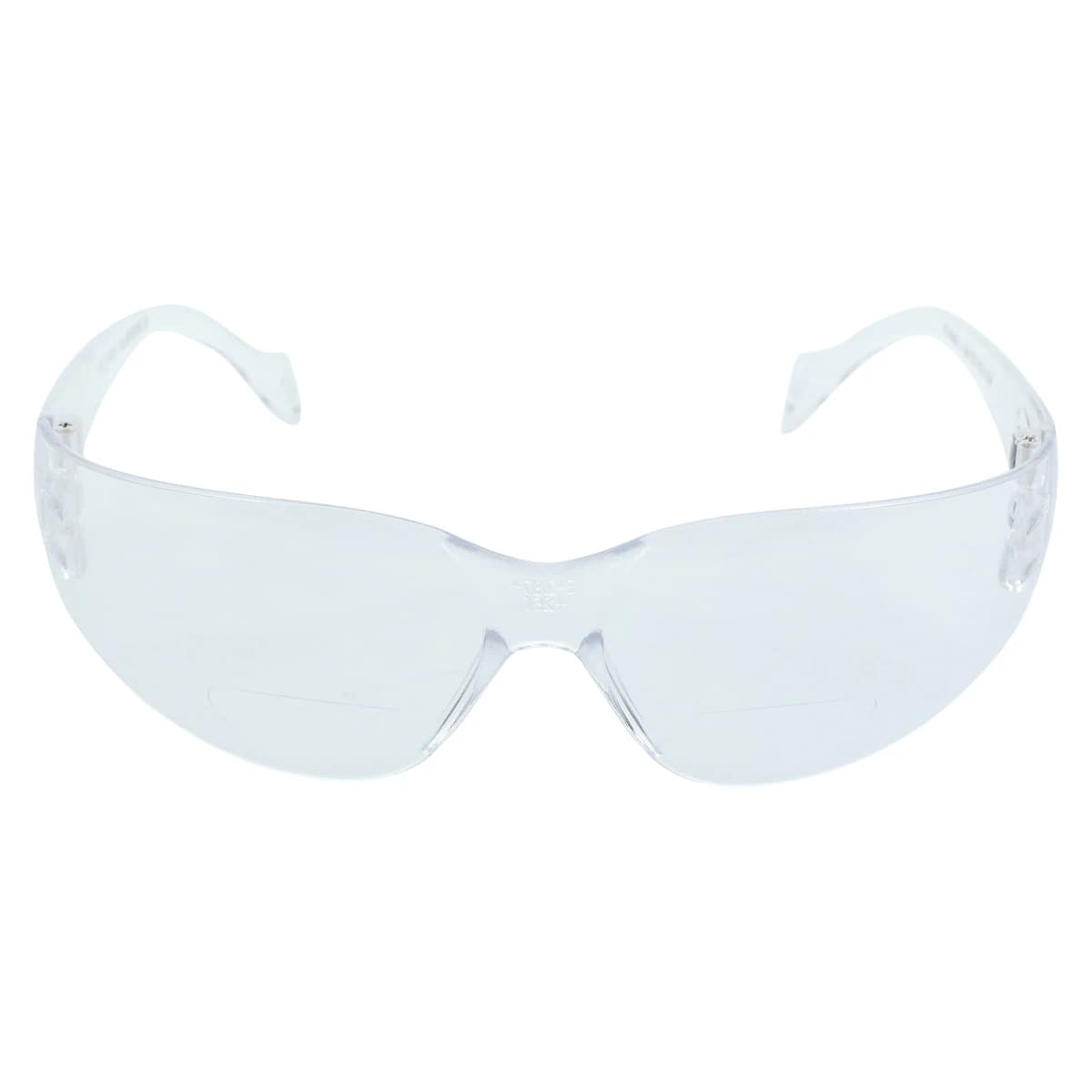 Cool Wraps Bifocal Safety Eyewear, Clear Frame, Clear Lens, 2.5 Diopter, 1/Pkg, 3730D thumbnail 3