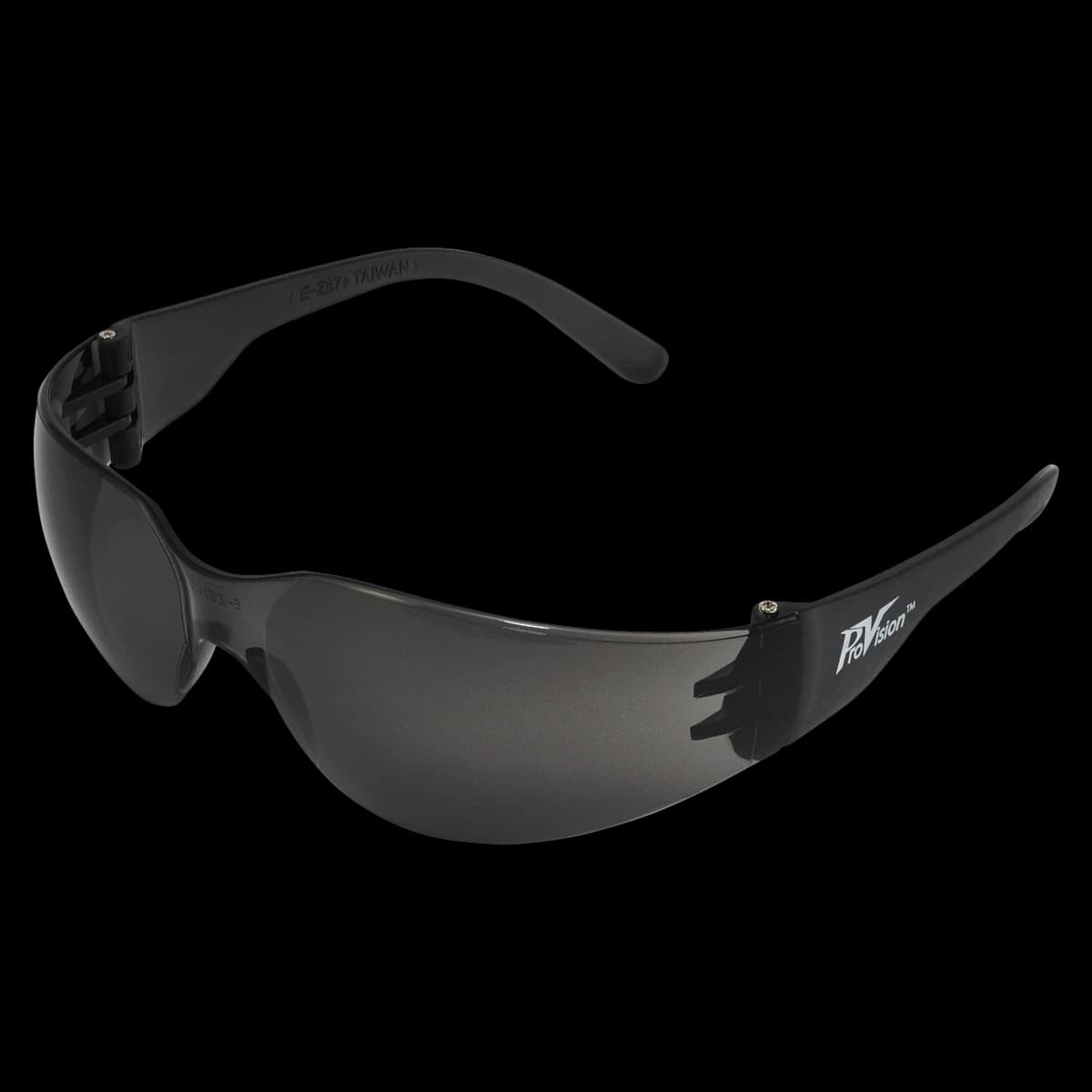 ProVision Mini Econo Wraps Safety Eyewear, Grey Frame/Grey Lens, Child/Youth Size, 1/Pack, 3607G - Econo Wrap Child Eyewear Grey Frame / Grey Lens - Image 1