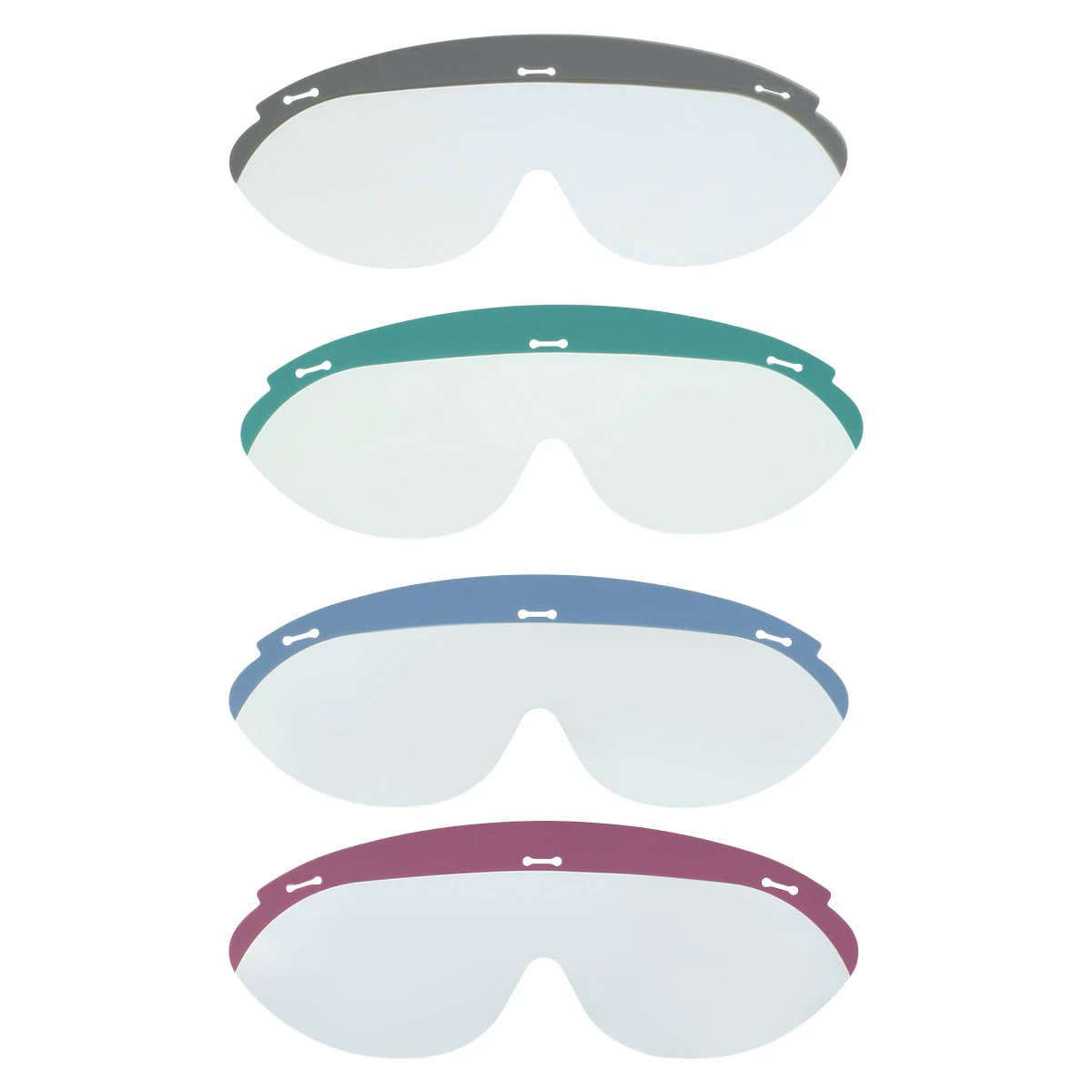 Dynamic Disposables® Safety Eyewear Office Pack, 10 Frames, 20 Clear Lenses & 1 Cord, Black, 3900 thumbnail 2