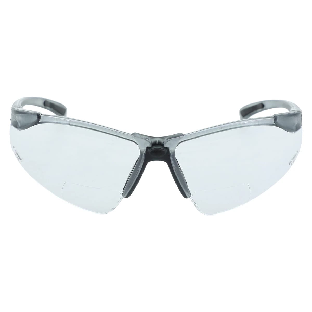 ProVision Tech Specs Bifocal Safety Eyewear, 2.5 Diopter, Gray Frame, Clear Lens, 3720D thumbnail 3