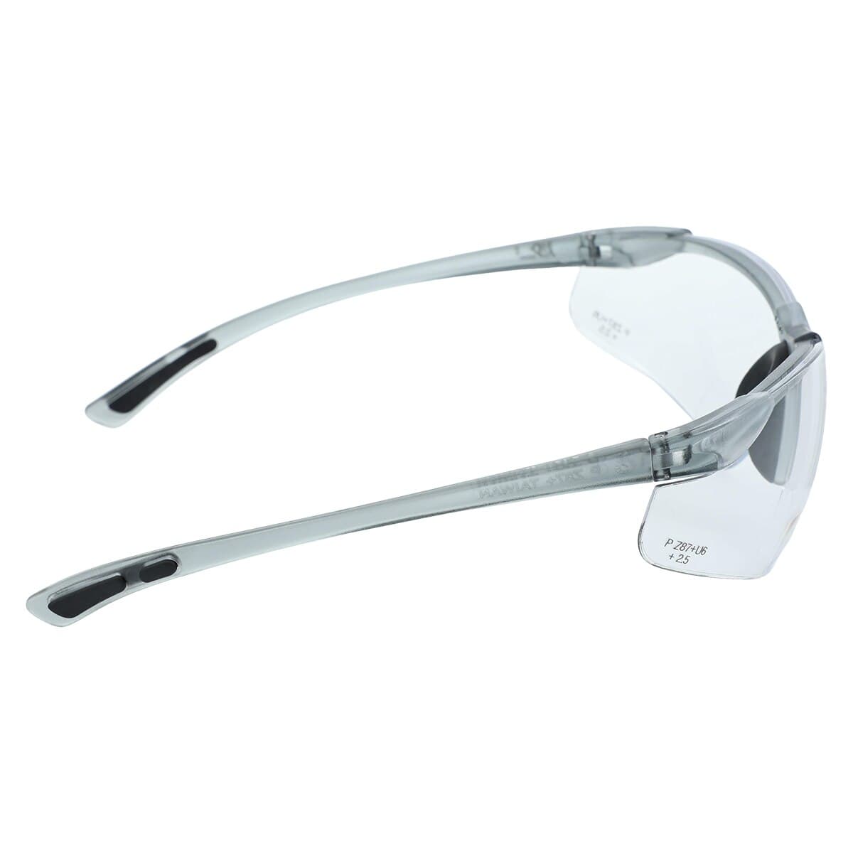ProVision Tech Specs Bifocal Safety Eyewear, 2.5 Diopter, Gray Frame, Clear Lens, 3720D thumbnail 4