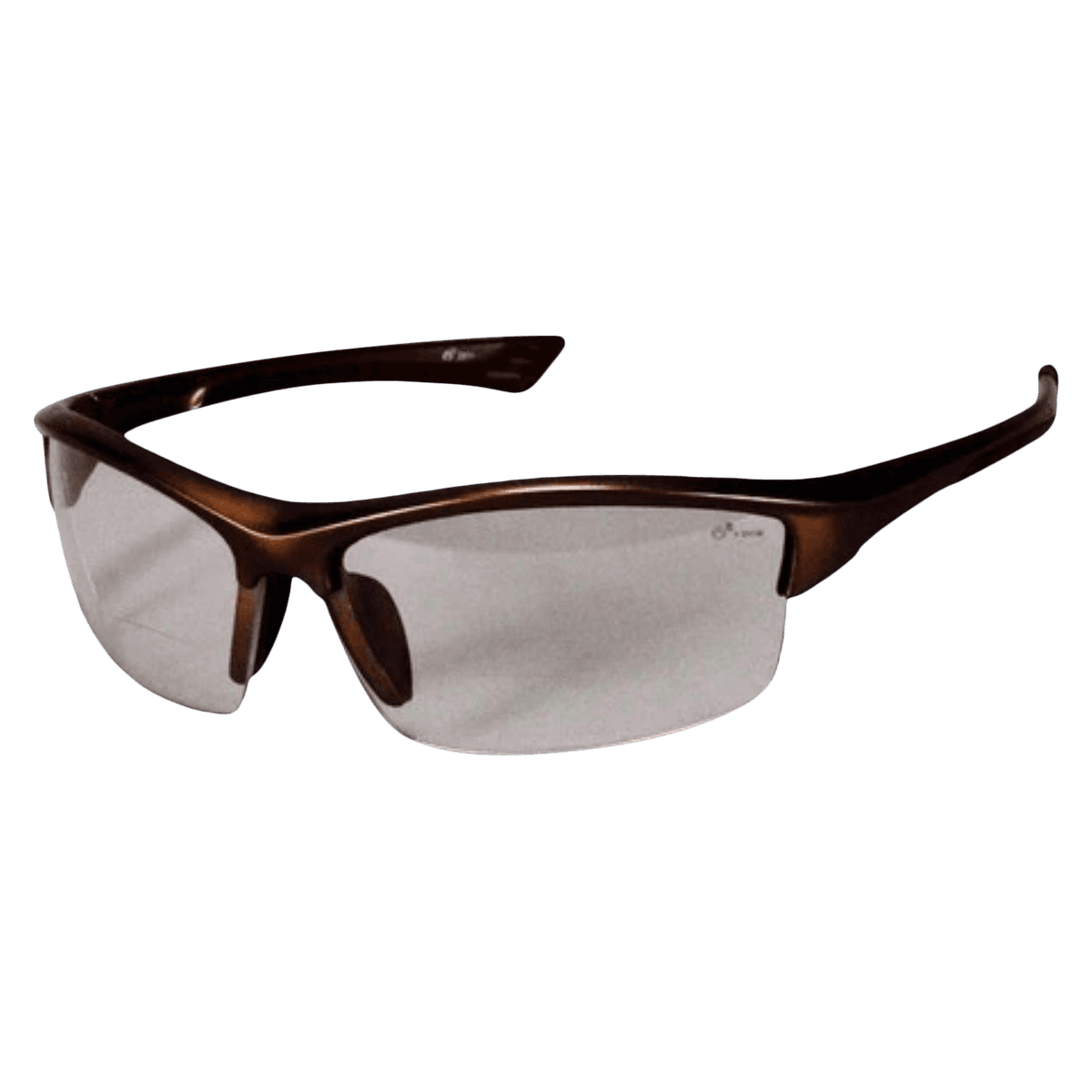 Palmero Sportin Bifocal Eyeglasses, 2.5 Diopter, Bronze Frame, Clear Lens - Sportin Bifocal Brnz/Clr - Image 1