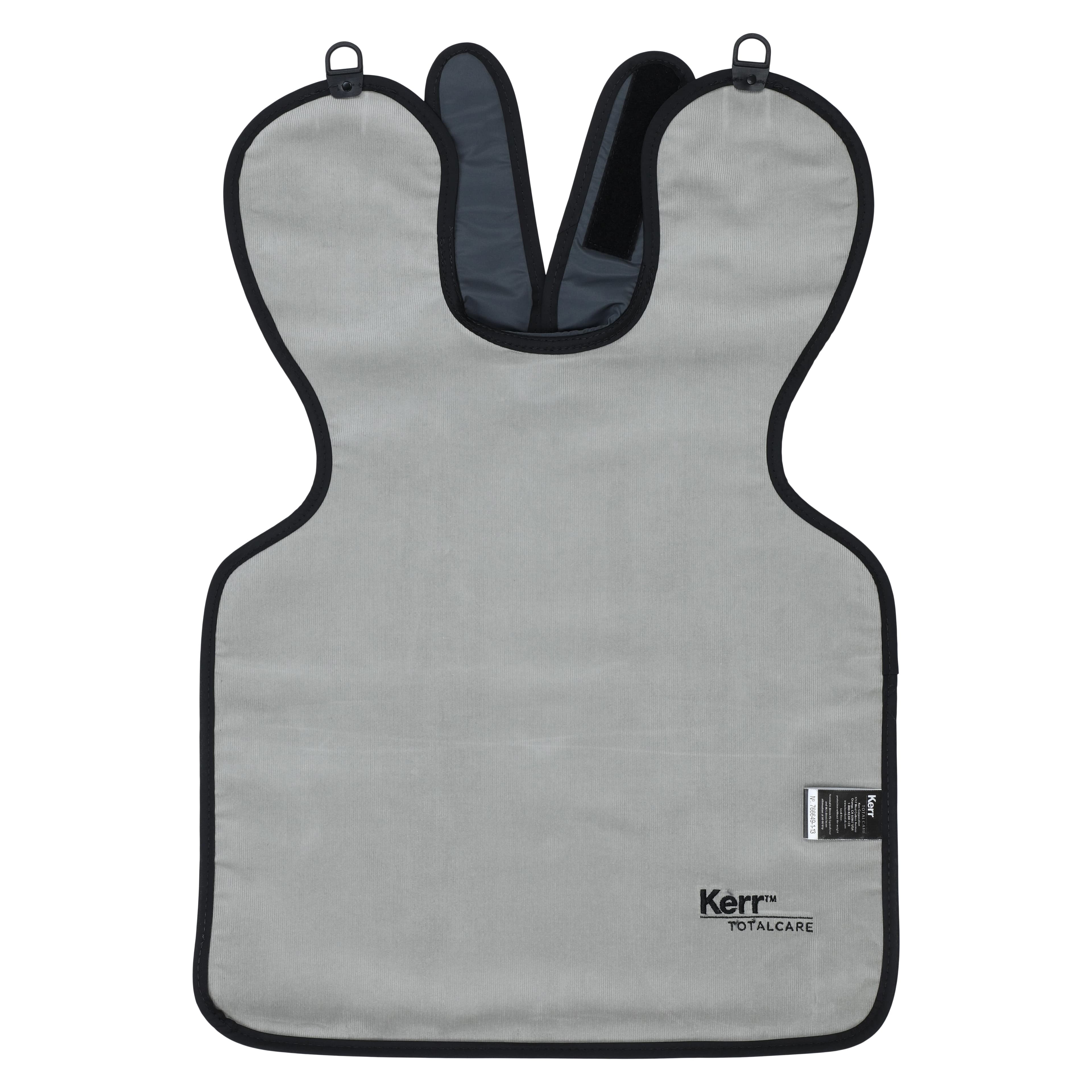 Kerr TotalCare Xenolite NL Lead-Free Child X-Ray Apron with Collar, Charcoal Microfiber, 20" x 21", 31354DX thumbnail 3