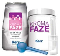 KromaFaze Dust-Free Color-Changing Alginate Impression Material, Fast Set, Mint, 8 lb Value Pack (8 x 1 lb Bags), 27467 - KromaFaze Dust-Free Alginate Fast Set Value Pack - Image 1