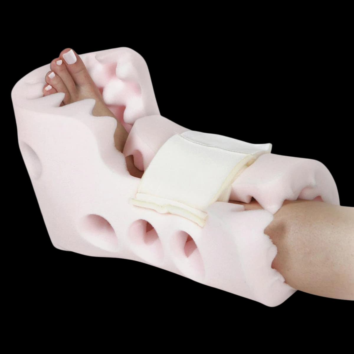 Medline Protective Boot Heel Convoluted Foam, Adult, One Size - Boot Convoluted Foam - Image 1