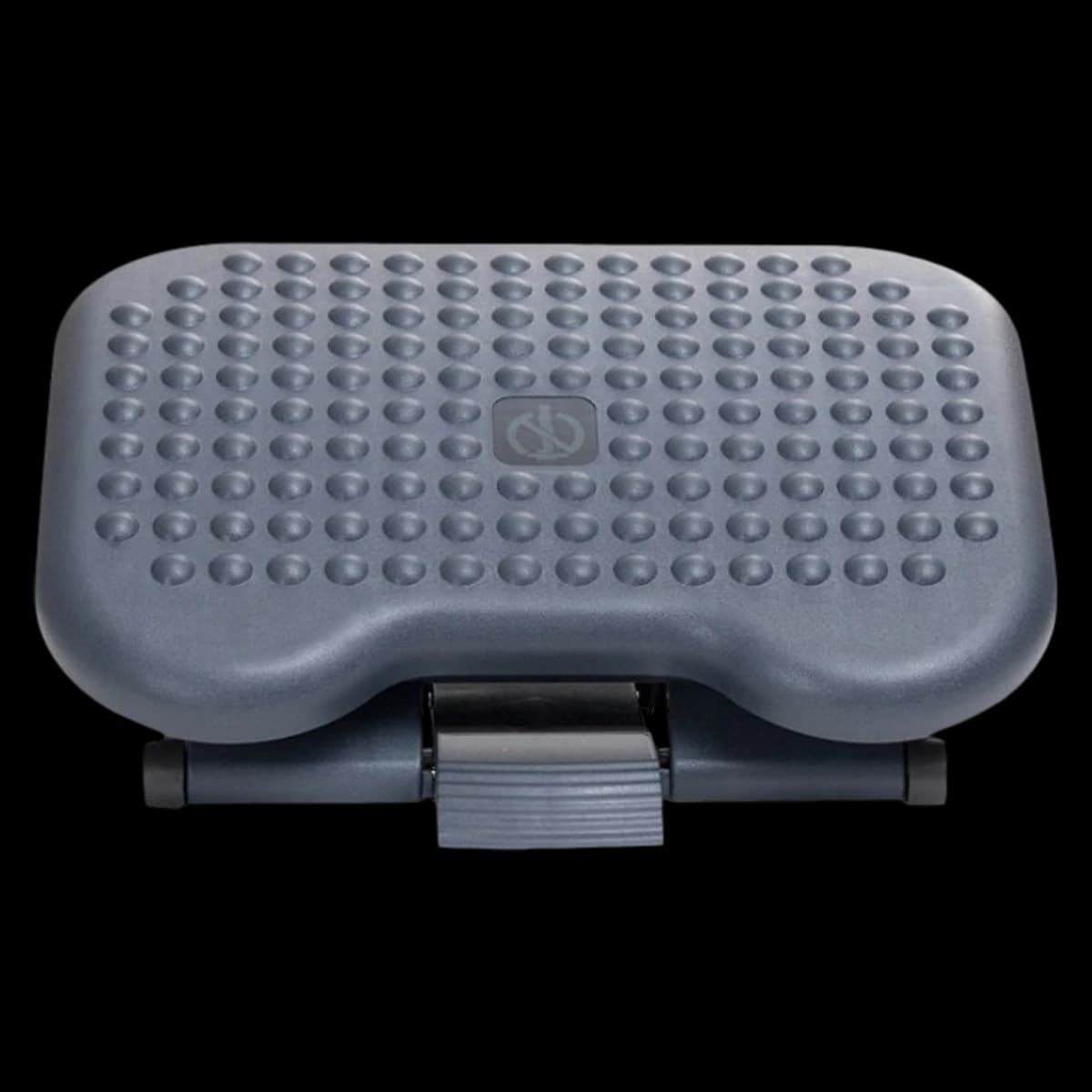 Mind Reader Comfy Adjustable-Height Foot Rest, 4.3"H x 18"W x 13.4"D, Black - Rest Foot Adjustable Height - Image 1