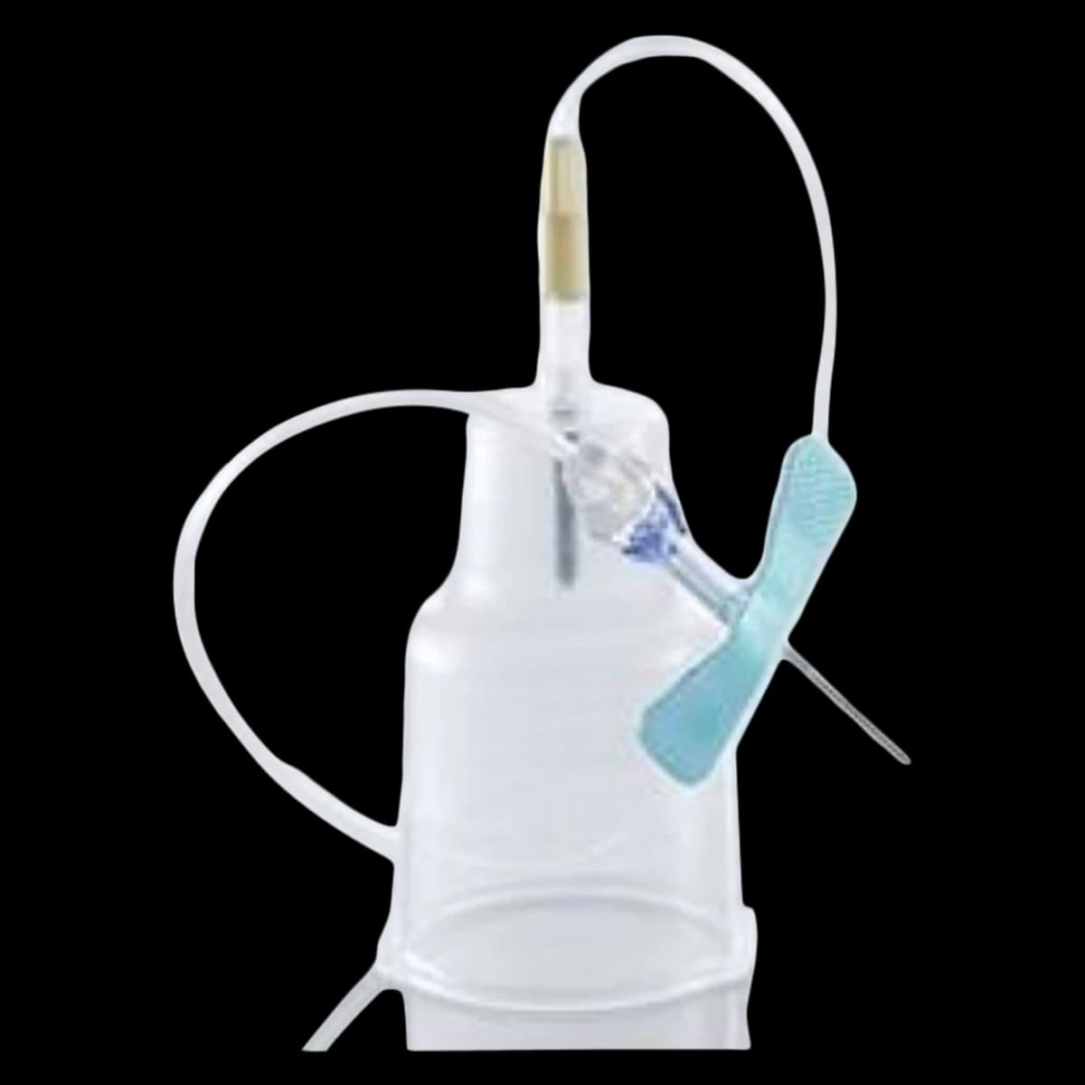 Nipro Blood Collection Set with Holder, 23G x 3/4" Safety, Sterile, Blood Culture Holder, 240/Case - Blood Collctn Set w/Hldr 12"Tb - Image 1
