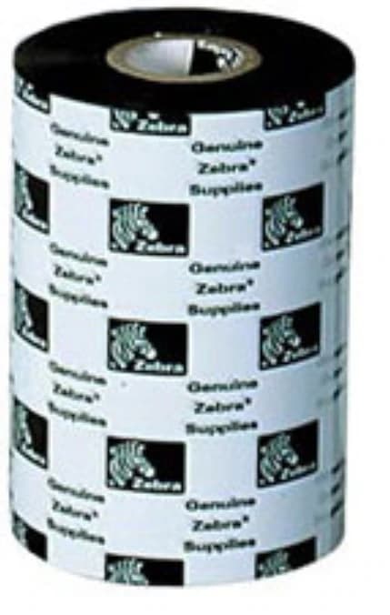 Zebra Wax Ribbon, 3.27" x 1476', for Zebra Xi/Z/S Printers, 24 Rolls/Case - Ribbon Printer f/ Zebra Xi/Z/S - Image 1
