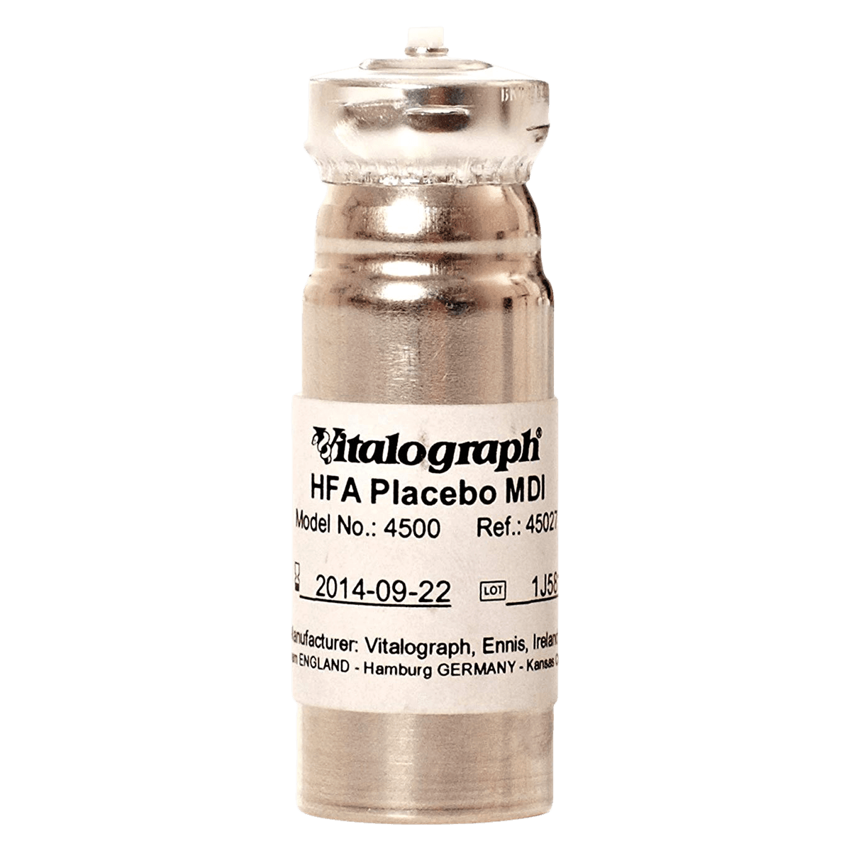 Vitalograph Canister Placebo Aerosol HFA for Inhaler Training AIM 4500, 8/Box - Canister Placebo Aerosol HFA - Image 1