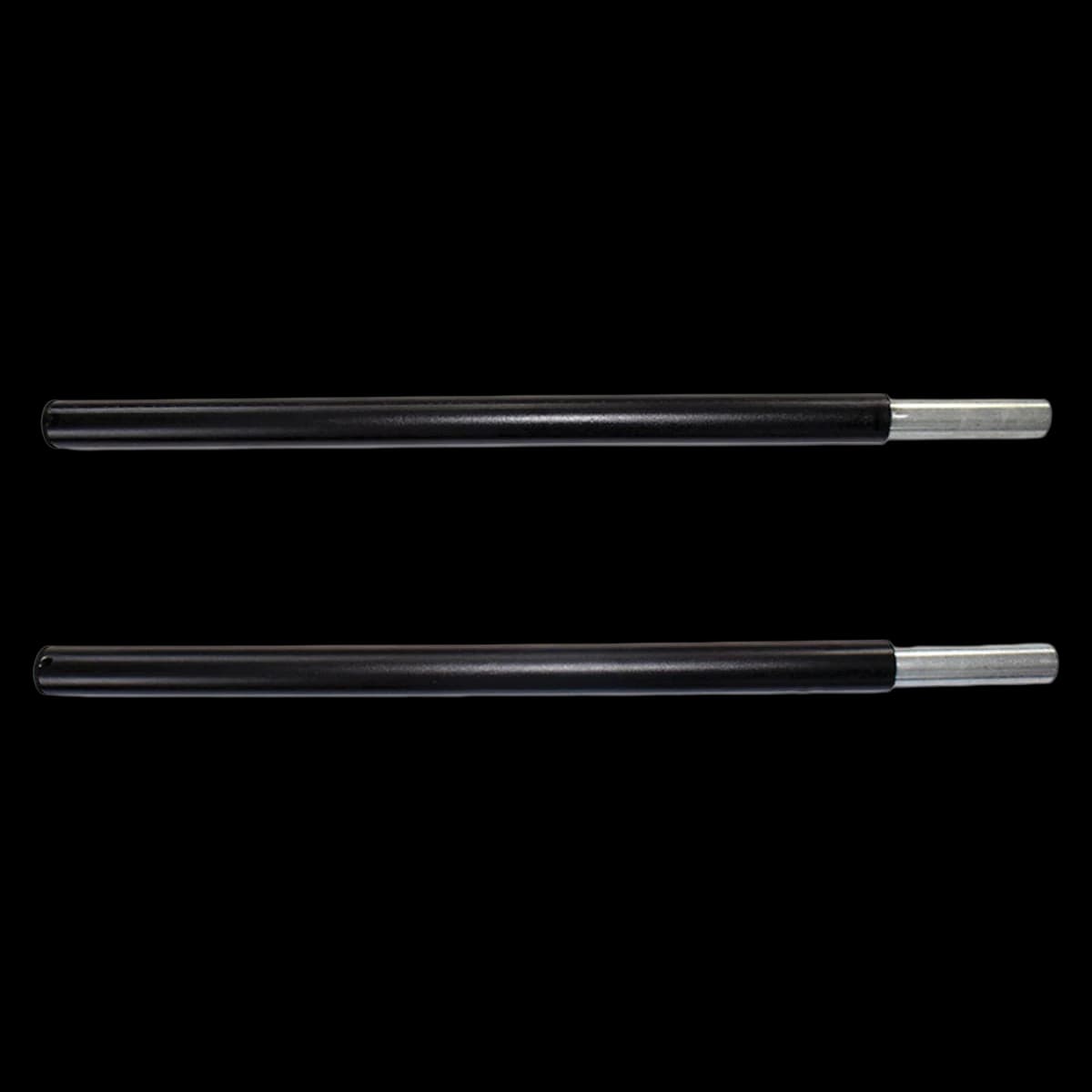 First Place Vertical Push Handle, Black Steel - Push Handle Extra Vertical - Image 1