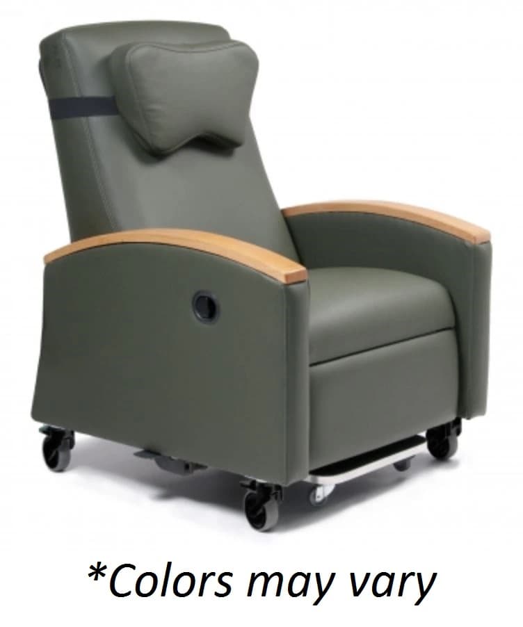 Lumex Ortho-Biotic II Recliner with Foam Upholstery, Warm Taupe, Each - Recliner Ortho-Biotic Uph Arm - Image 1