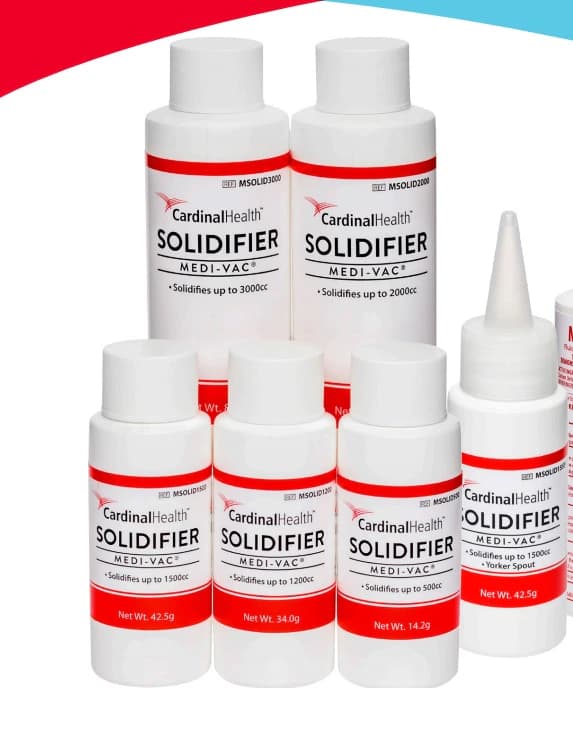 Medi-Vac Spill Solidifier Fluid, 14000ml White Pour Spout Bottle, Non-Sterile, 20/Case - Solidifier Fluid - Image 1