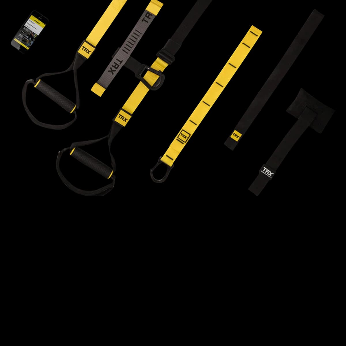 TRX PRO Suspension Trainer, Yellow/Black - Trainer Suspension TRX Pro - Image 1