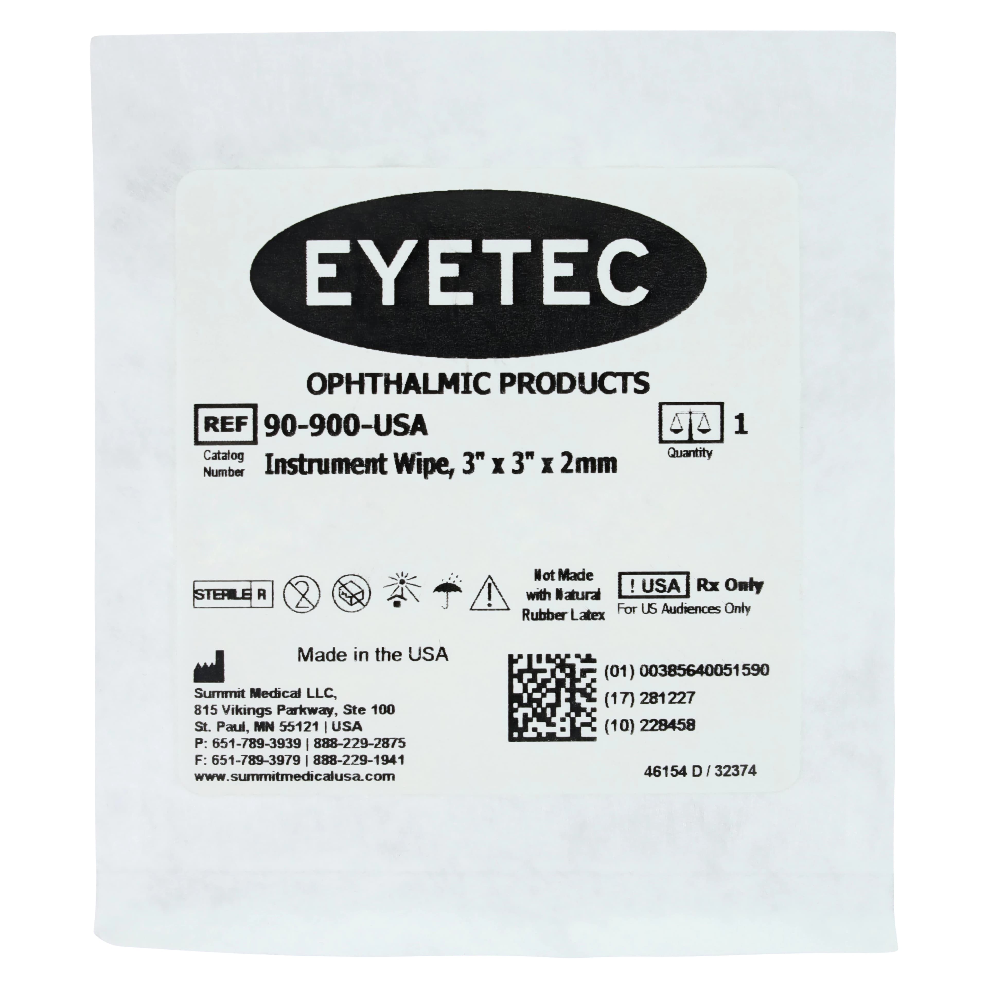 Summit Medical Instrument Wipe PVA, 3" x 3" x 2mm thumbnail 2