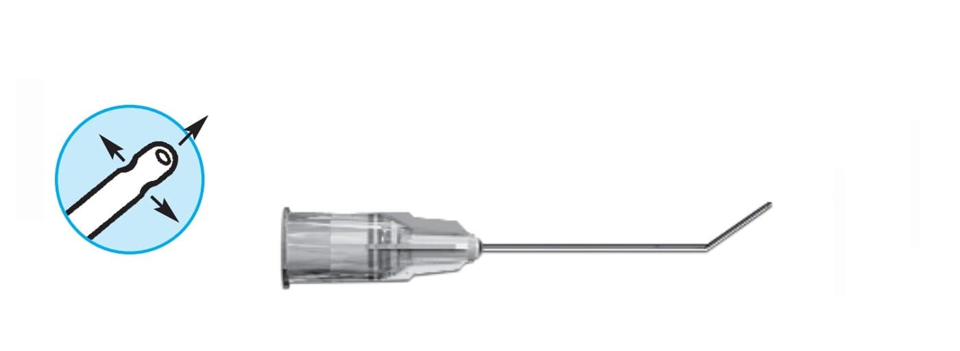 Eagle Labs Subtenon Cannula, Angled, Tri-Port - Cannula Tri-Port Subtenon Angl - Image 1