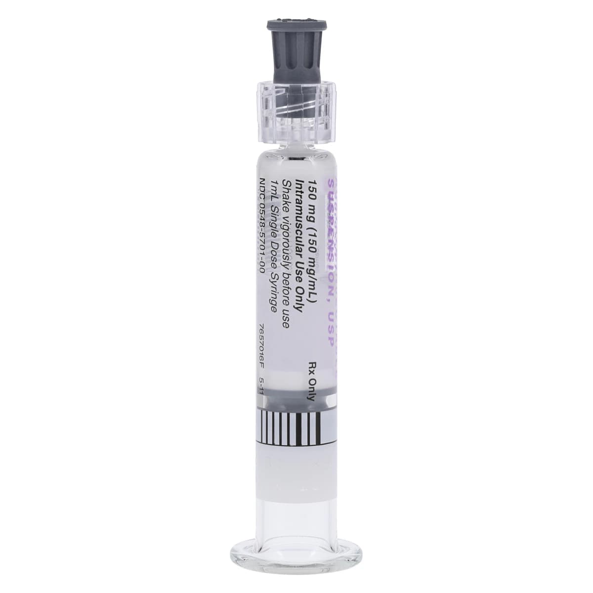 Medroxyprogesterone Acetate Injection 150mg/mL Prefilled Syringe 1mL, Preservative-Free, Amphastar Pharmaceutical thumbnail 5