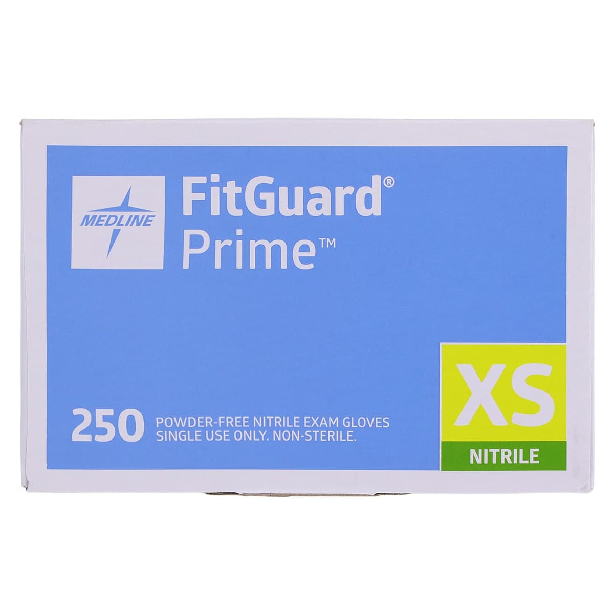 Medline FitGuard Nitrile Exam Gloves, Powder Free, Non-Sterile, X-Small, Violet Blue thumbnail 5