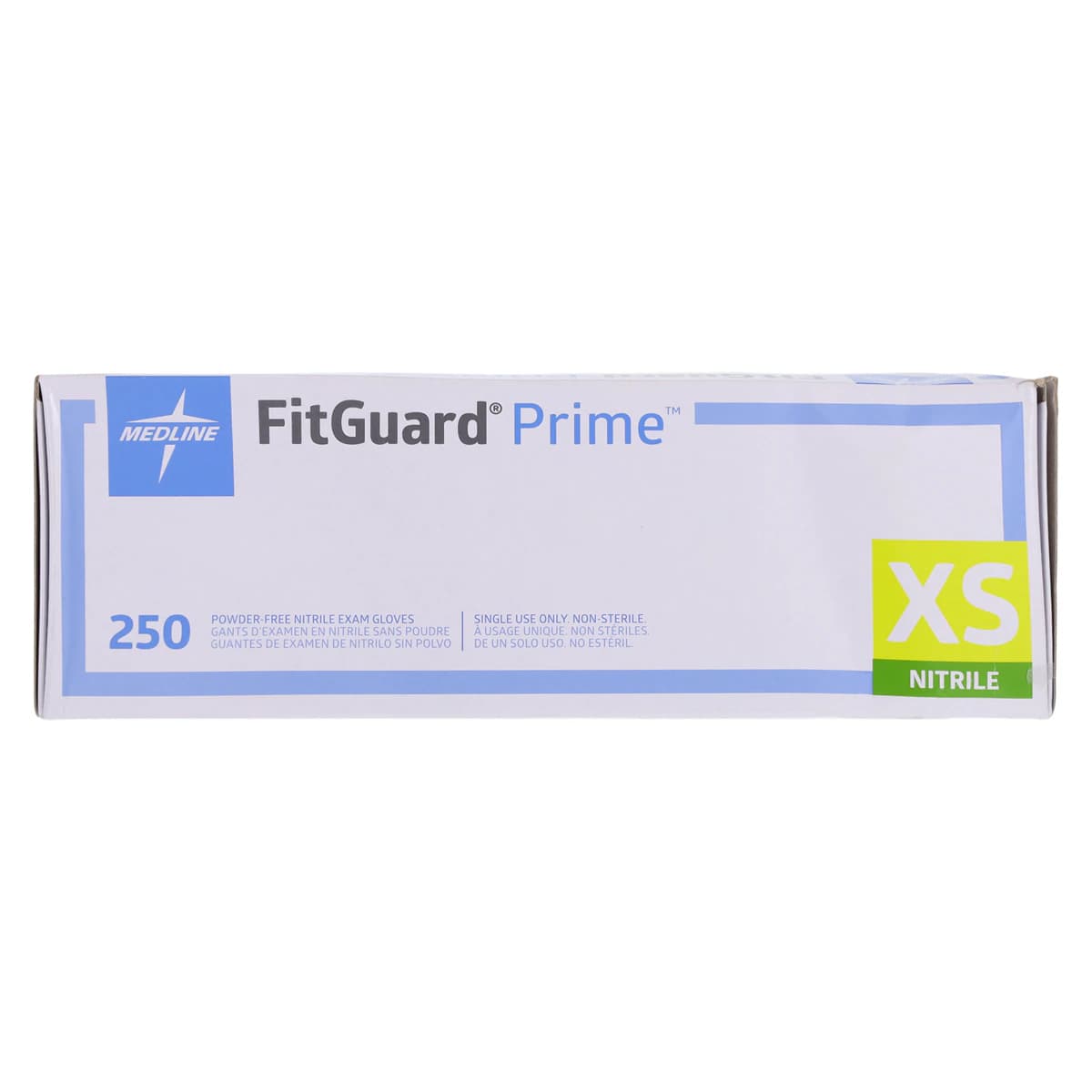 Medline FitGuard Nitrile Exam Gloves, Powder Free, Non-Sterile, X-Small, Violet Blue thumbnail 6