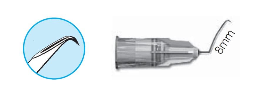 Summit Medical Inc Cannula Irrigating Cystotome, 8mm Formed Tip, 01KT0J0A19MV5Z9BA585SD13DZ - Cannula Irrigating Cystotome - Image 1