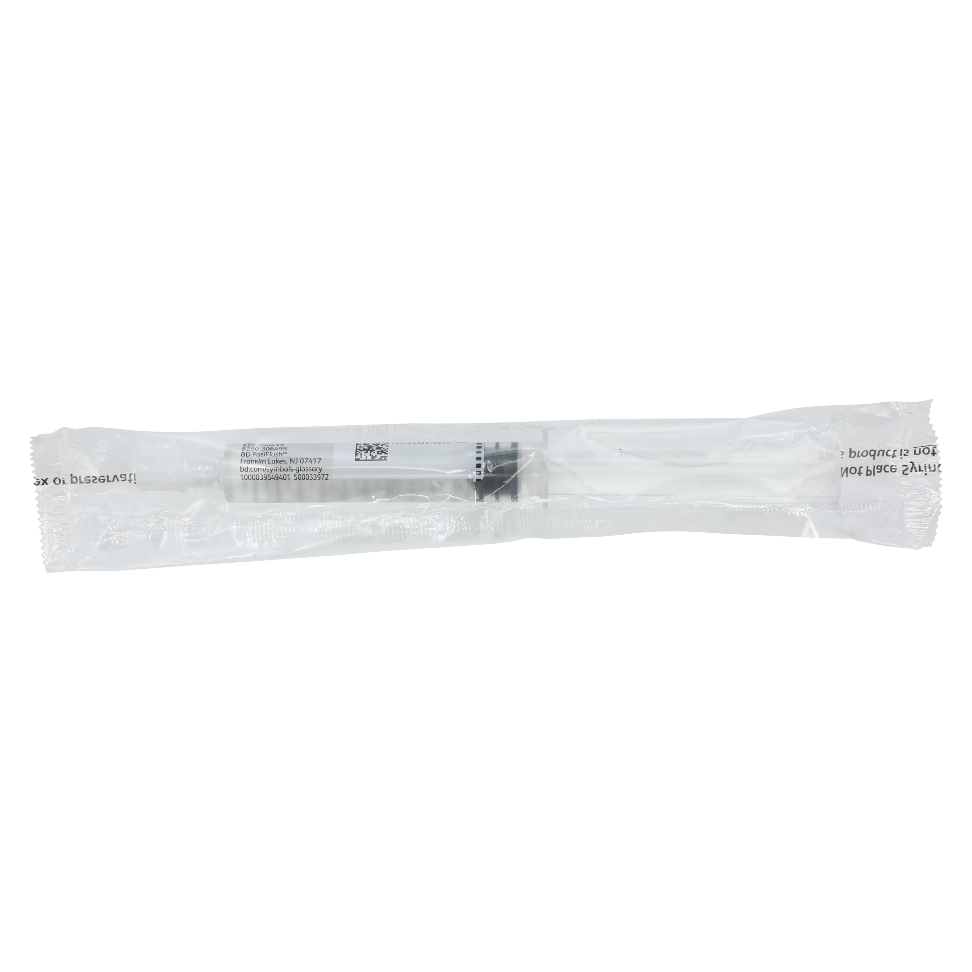 BD PosiFlush Saline Syringe, 0.9% Sodium Chloride, 10 mL Prefilled, 30/Package thumbnail 5