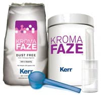 KromaFaze Dust-Free Color-Changing Alginate Impression Material, Regular Set, Mint, 8 lb Value Pack (8 x 1 lb Bags), 27497DX - Kromafaze Alginate Regular Set Value Pack - Image 1