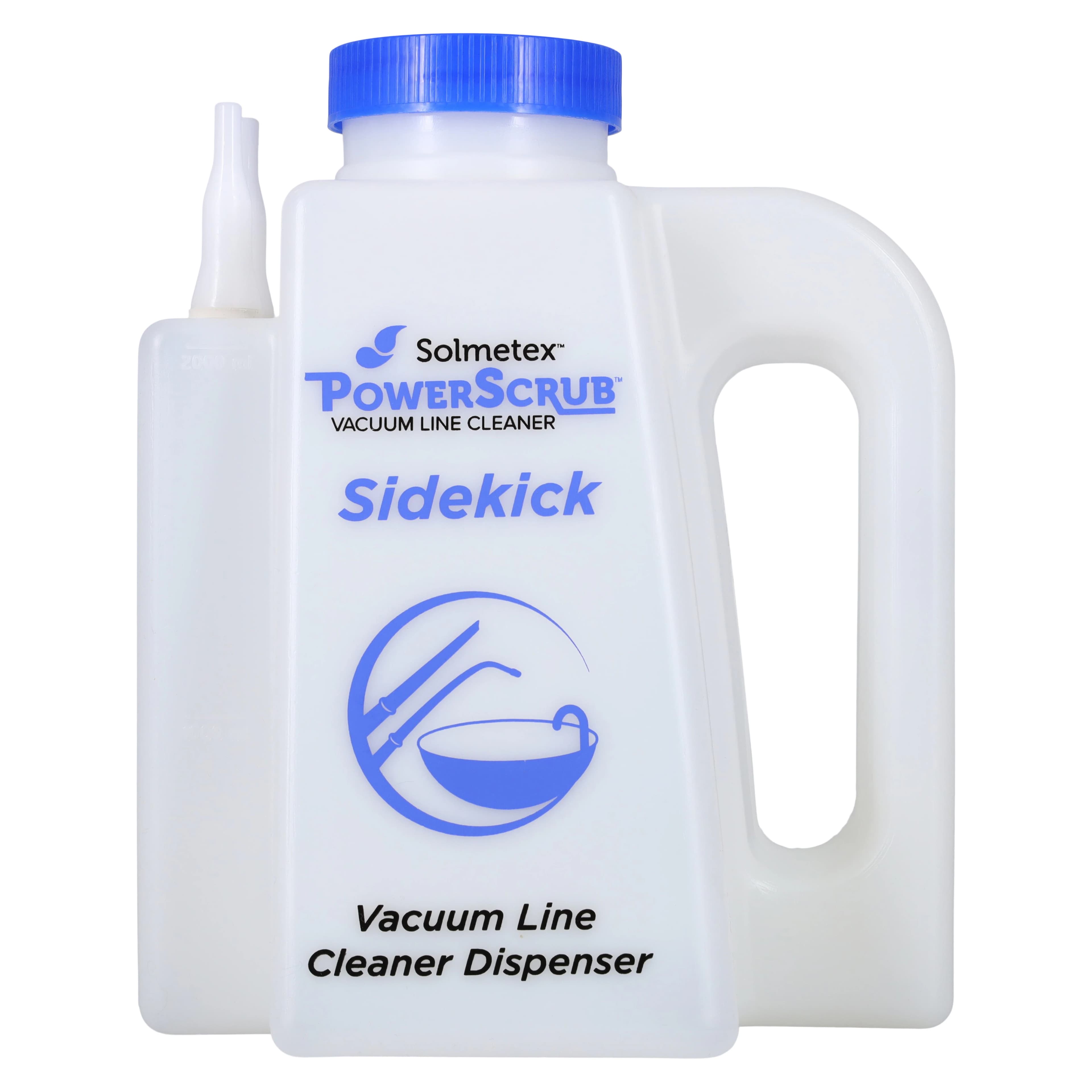 Solmetex PowerScrub Vacuum Line Cleaner Intro Kit, 64 oz Bottle with Sidekick Dispenser, PCS-VLIK thumbnail 9