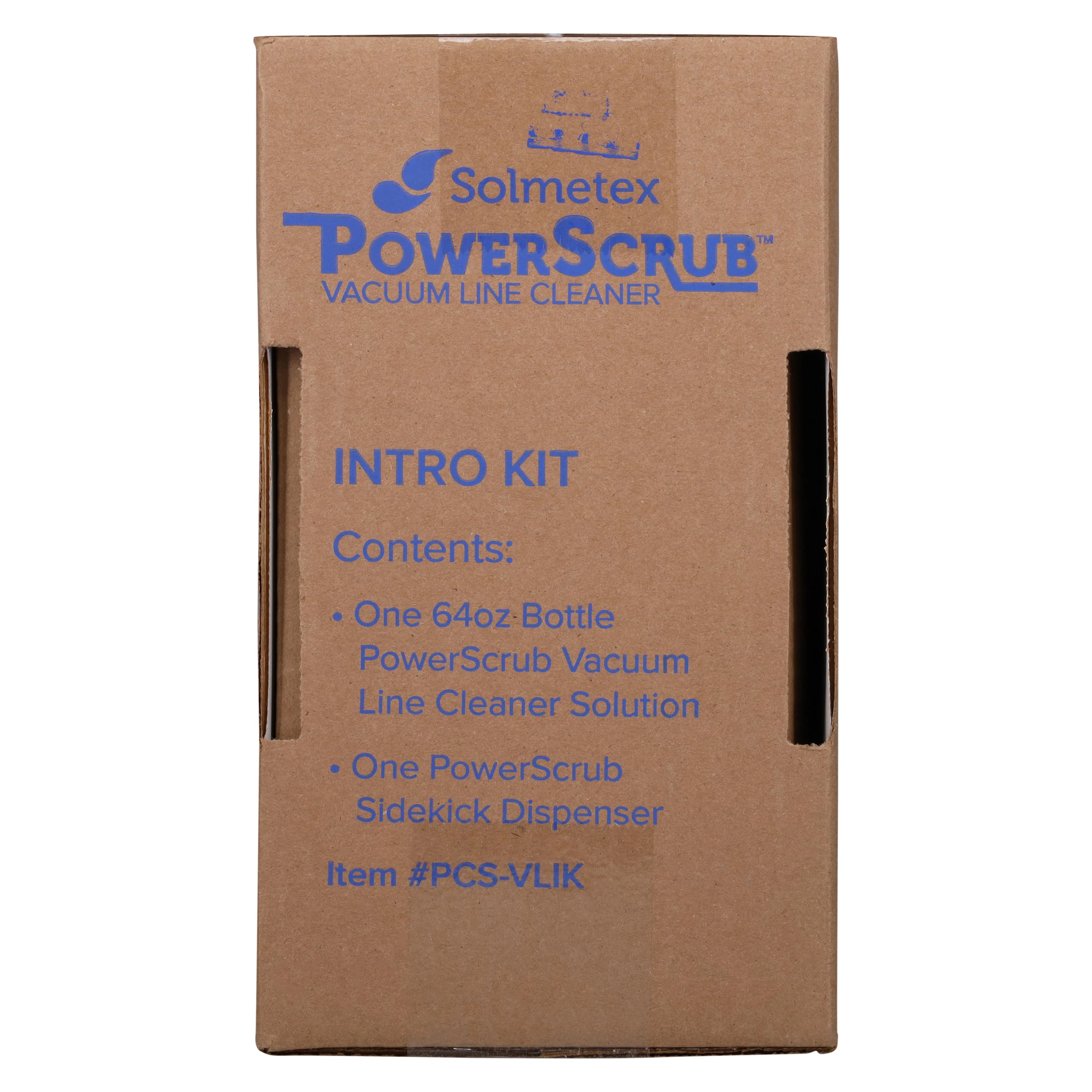 Solmetex PowerScrub Vacuum Line Cleaner Intro Kit, 64 oz Bottle with Sidekick Dispenser, PCS-VLIK thumbnail 12