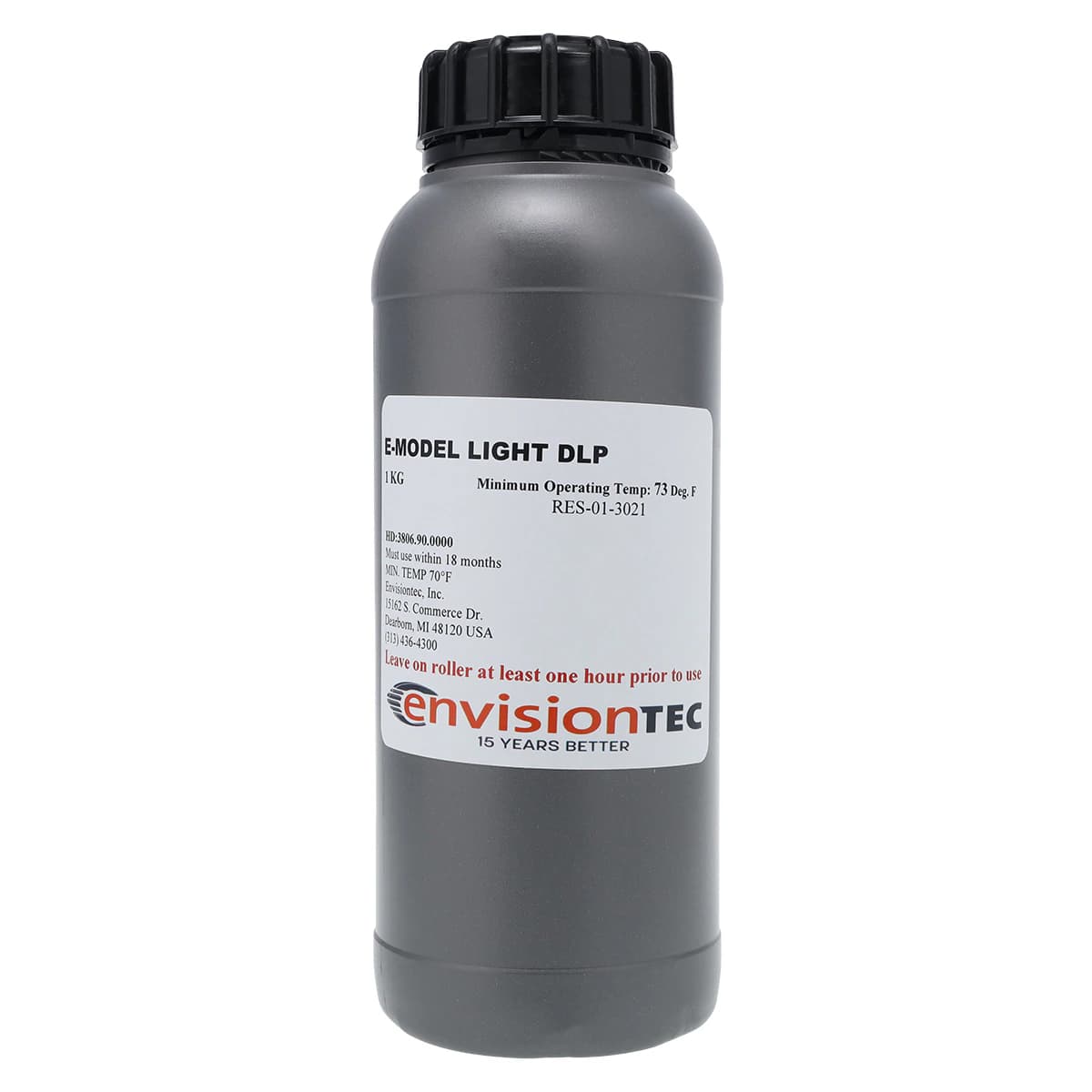 Sprintray E-Model Light 3D Print Resin, 1 Kg Bottle - E-Model Light - Image 1