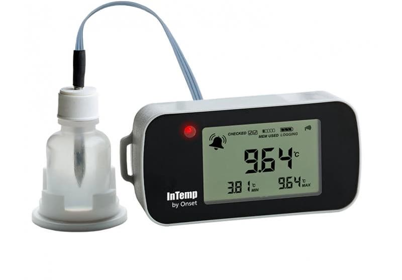 Onset InTemp VFC Temperature Data Logger with 2m Glycol Probe, -30 to 70°C, Each - VFC Data Logger 2M Prb Glycol - Image 1