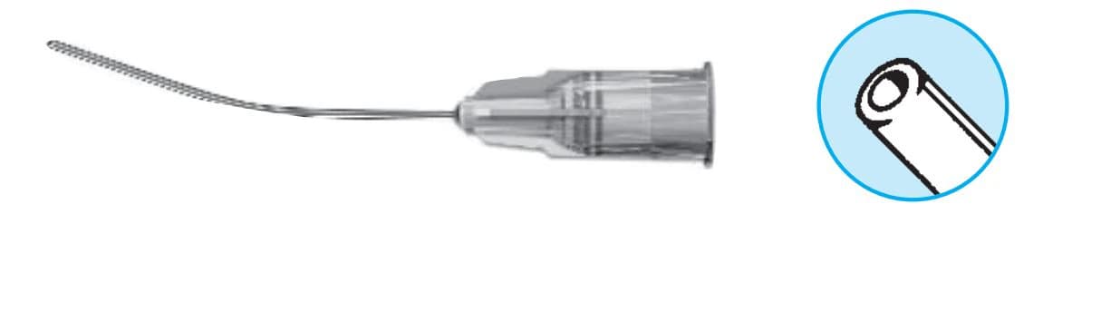 Summit Medical Lacrimal Cannula, Open End, Curved - Cannula Lacrimal - Image 1