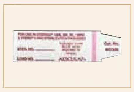 Aesculap SterilContainer Process Indicator Card for H2O2 Sterilization, 250/Box - Card Indicator Process H2O2 - Image 1